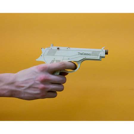Конструктор The Derevo Пистолет Beretta деревянный