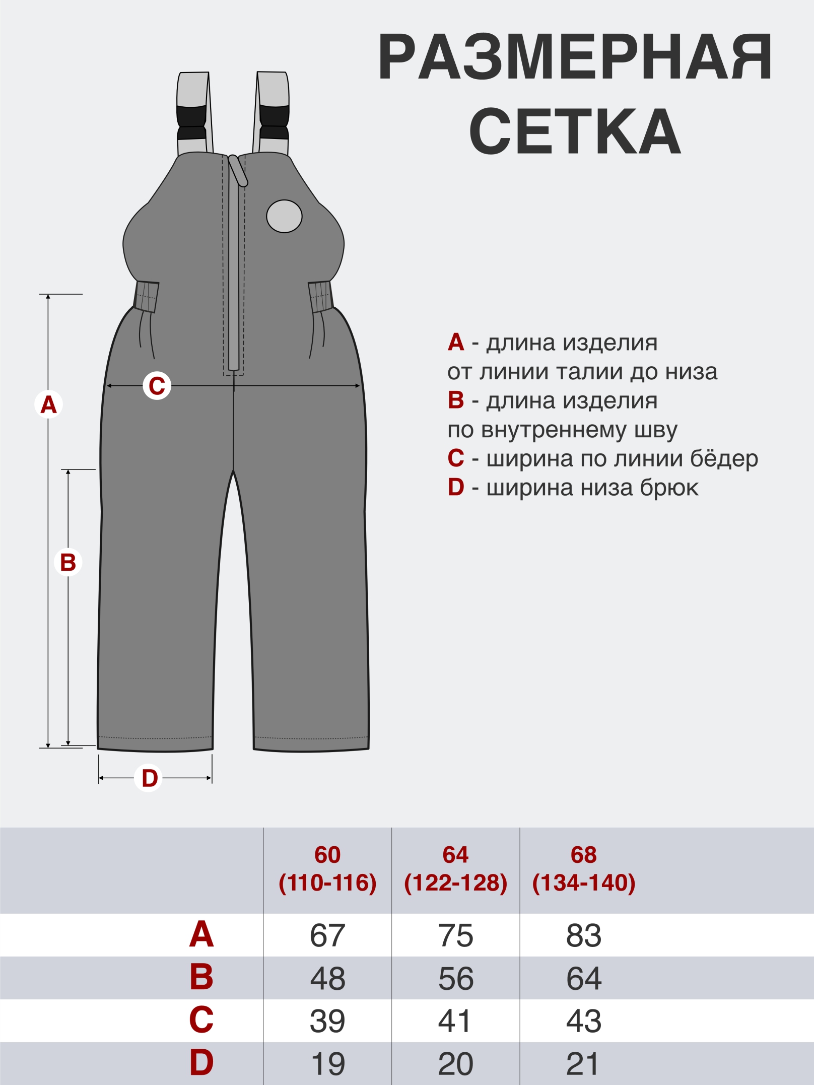 Полукомбинезон Arctic kids 60-015/1 черный - фото 23