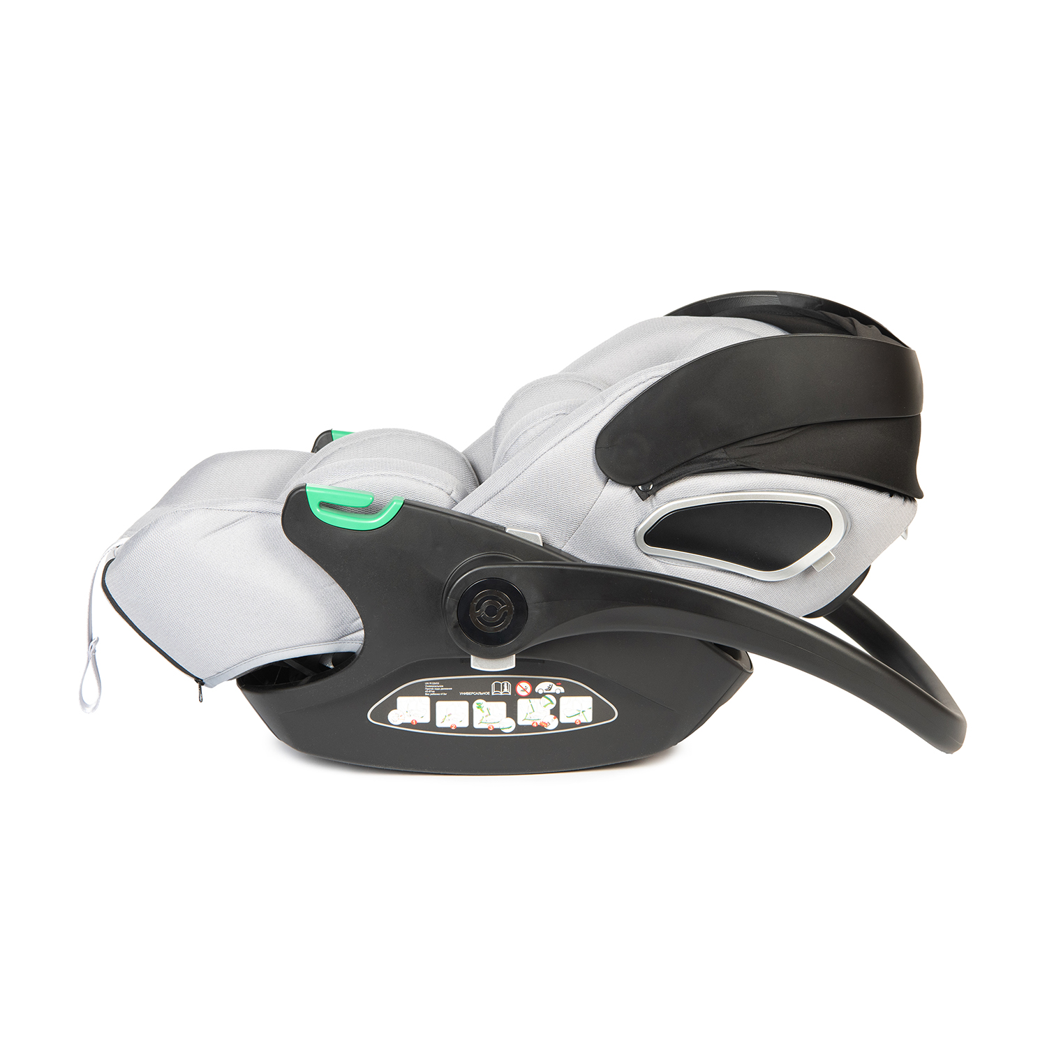 Автокресло Olsson B-Safe Grey 0+/1 (0-18 кг) - фото 15