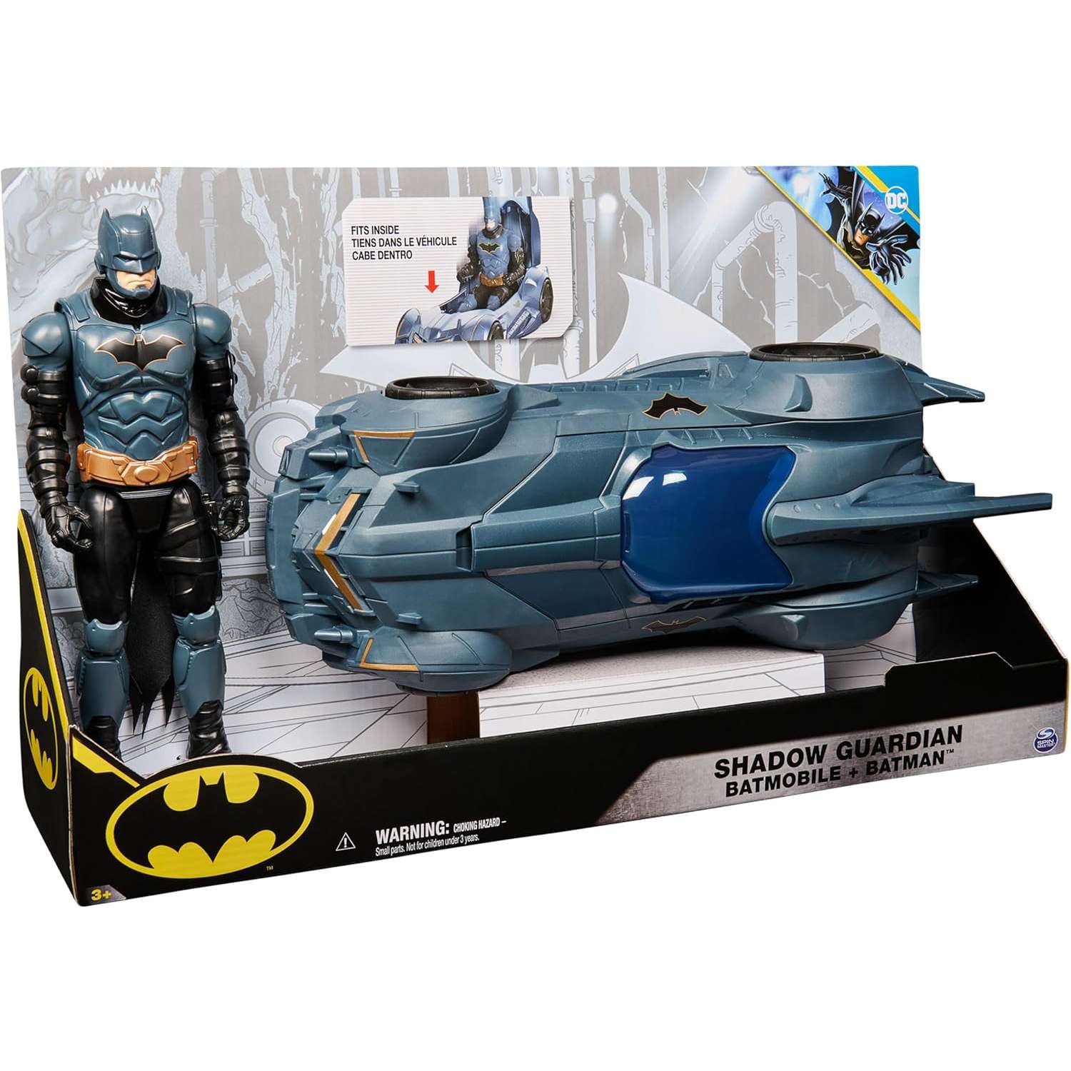 Игровой набор Batman Бэтмобиль серый 6070521 - фото 7