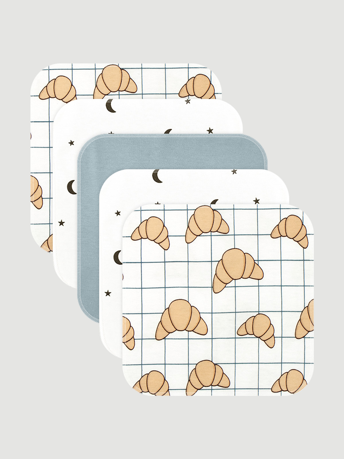 Нагрудник Mjolk текстиль 5 шт. - фото 2