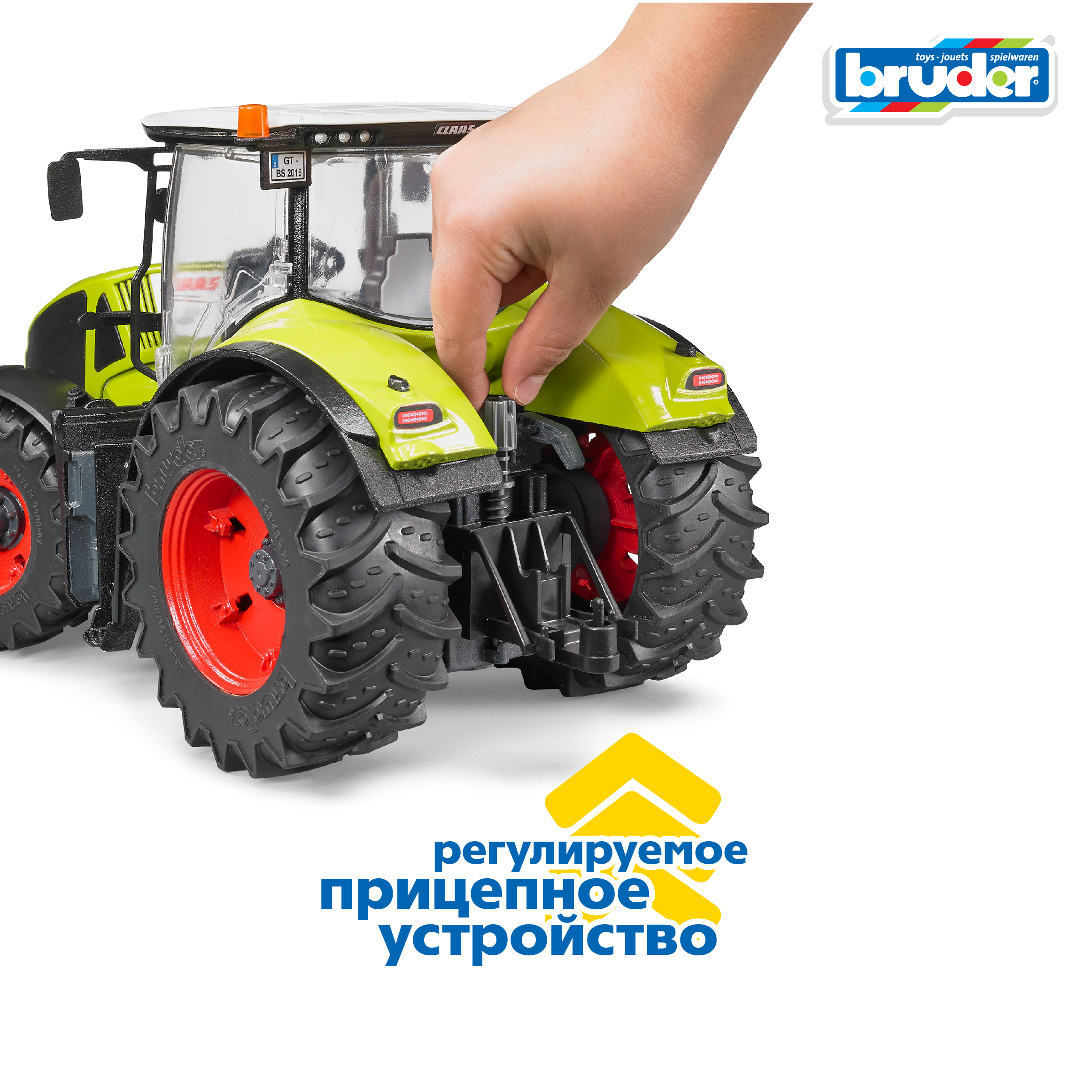 Трактор Bruder Claas Axion 950 03-012 - фото 7
