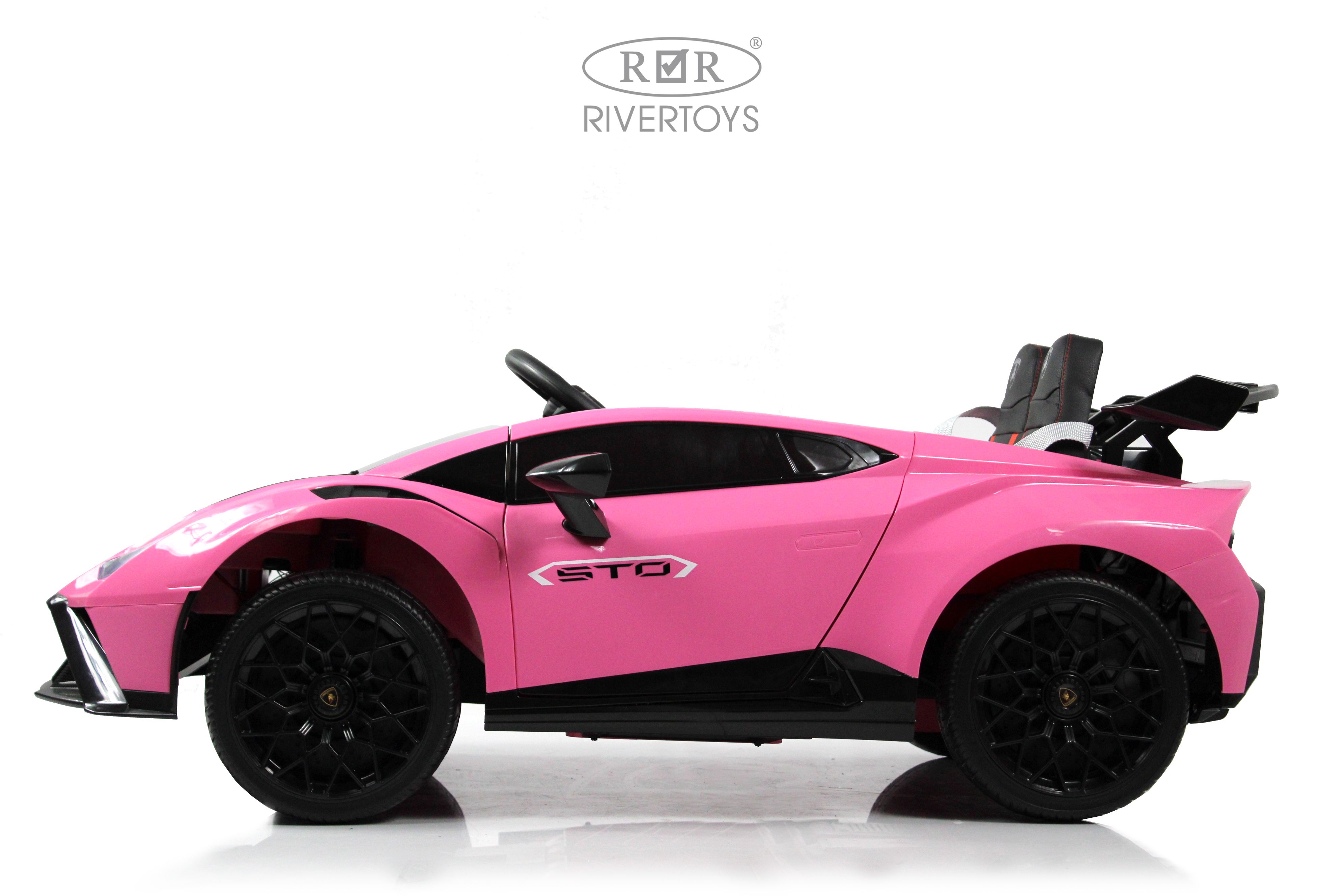 Электромобиль RIVERTOYS Lamborghini E888EE-PINK С пультом ДУ - фото 17