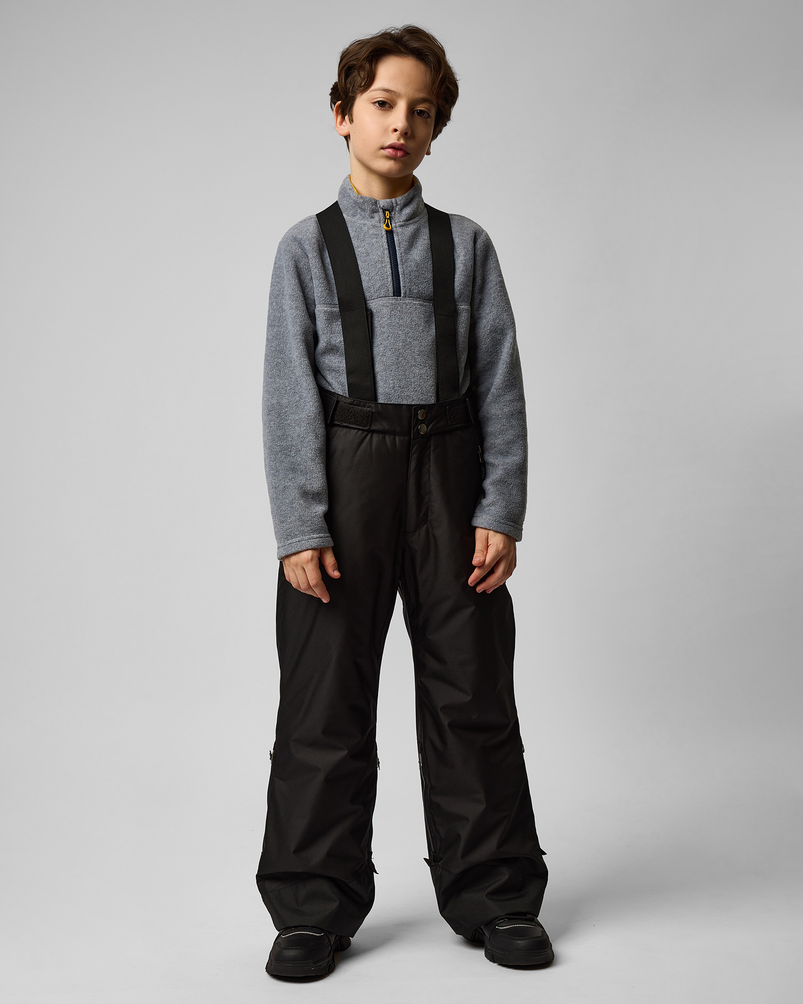 Брюки на бретелях Futurino Cool с регулируемой длиной W24FC1-B302tb-99 - фото 1