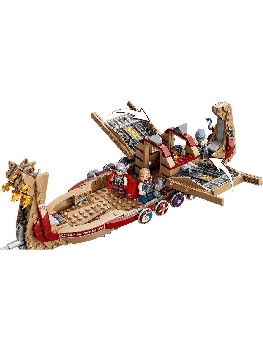 Конструктор LEGO Marvel Super Heroes Козья лодка 564 дет. - фото 4