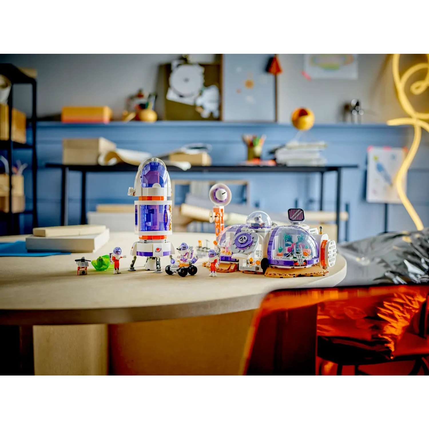 Конструктор LEGO Friends Марсианская база и ракета блочный - фото 13