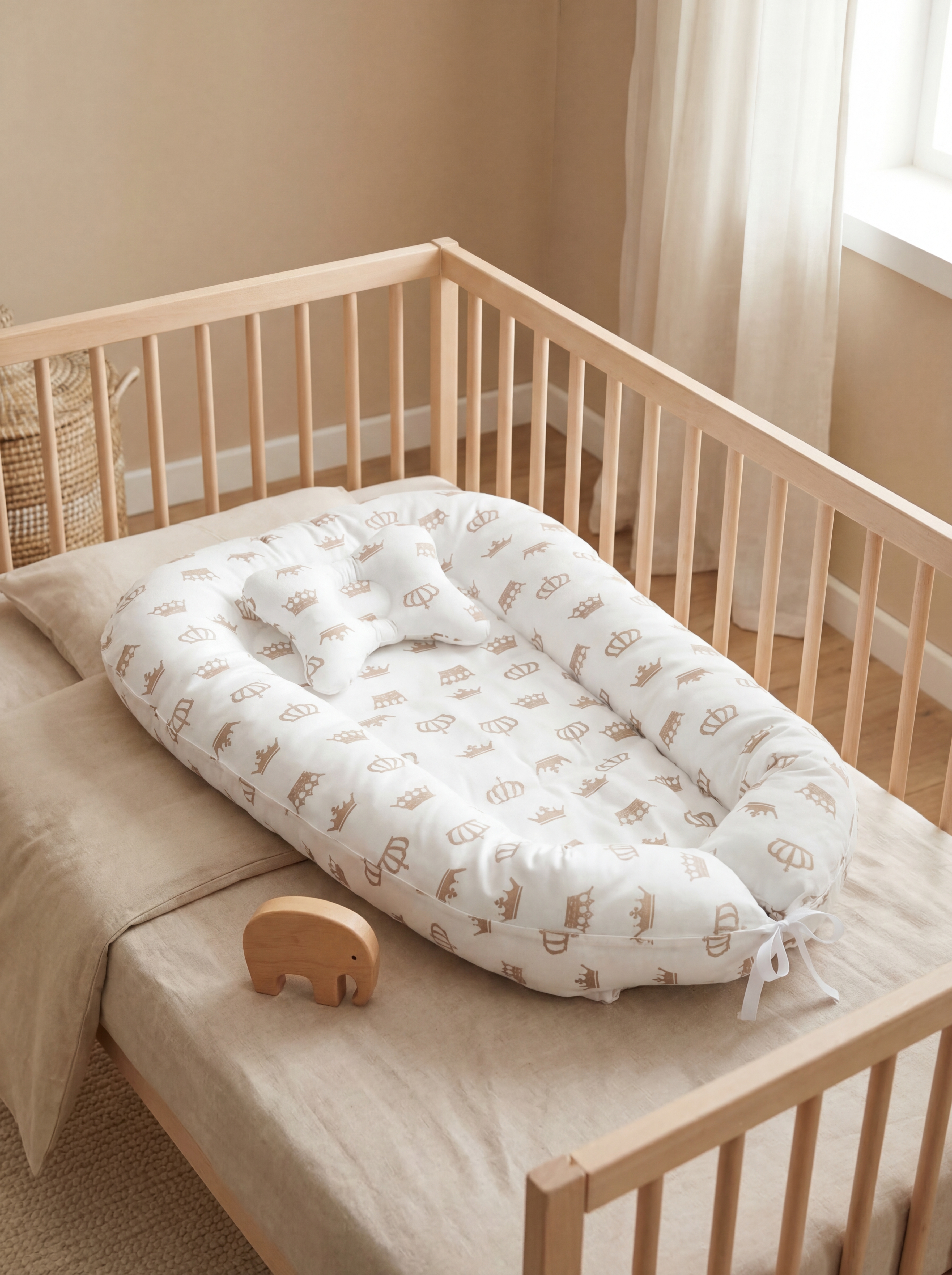 Матрас гнездышко KUZA Белые короны 50х90 - фото 7