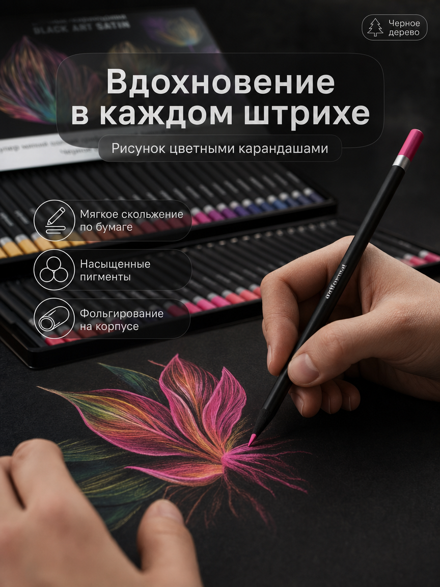 Карандаши цветные АРТформат - фото 2
