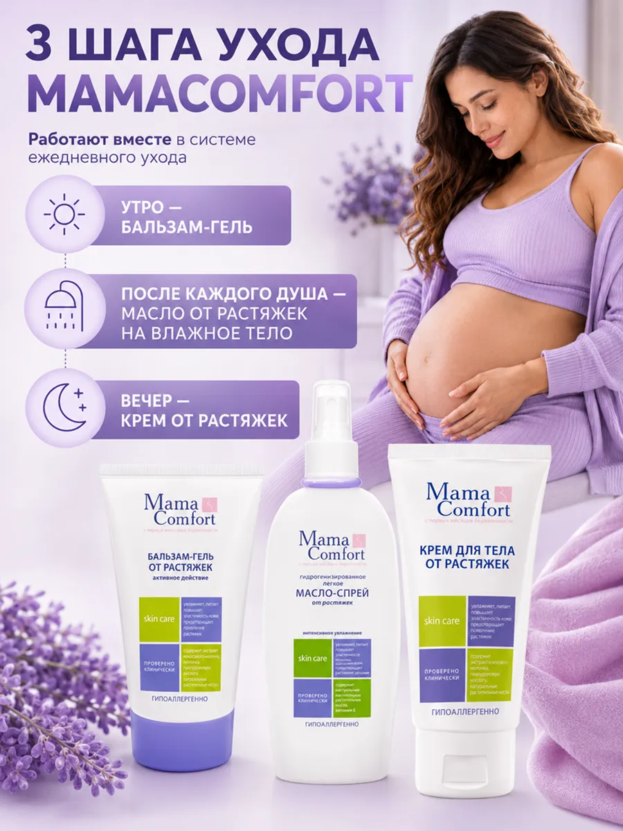 Крем Mama Com.fort от растяжек для беременных 100 мл 1 шт. - фото 7