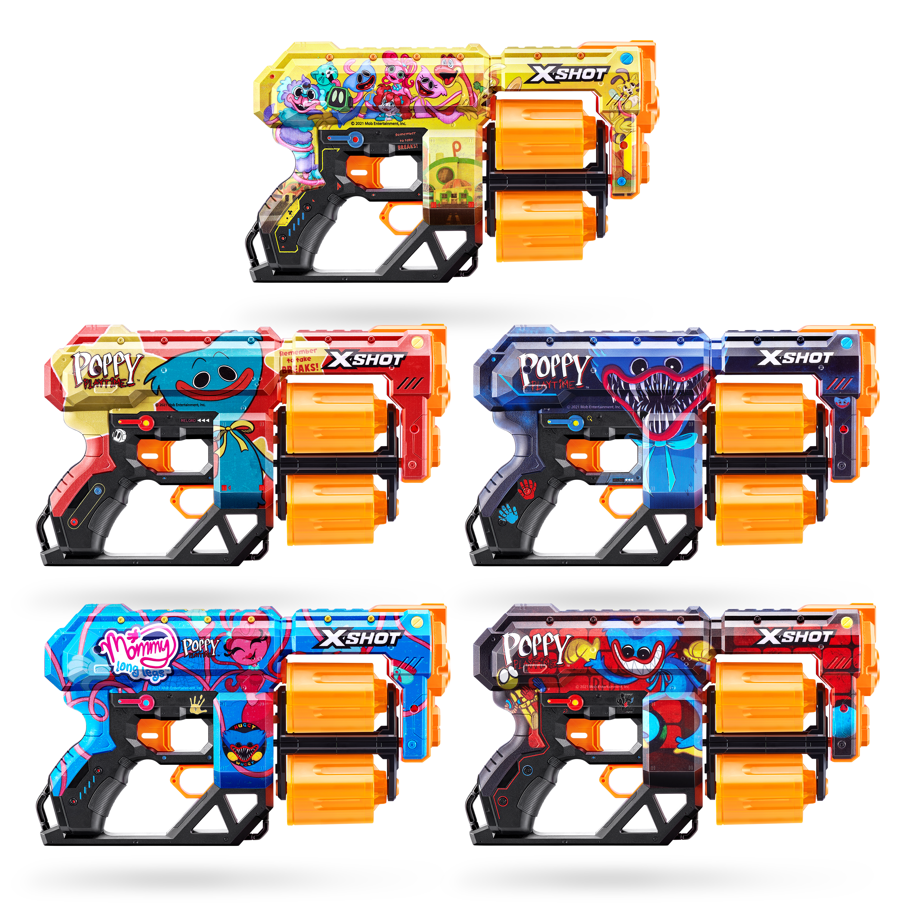 Бластер Zuru XSHOT  Skins Dread Poppy Playtime в ассортименте - фото 12