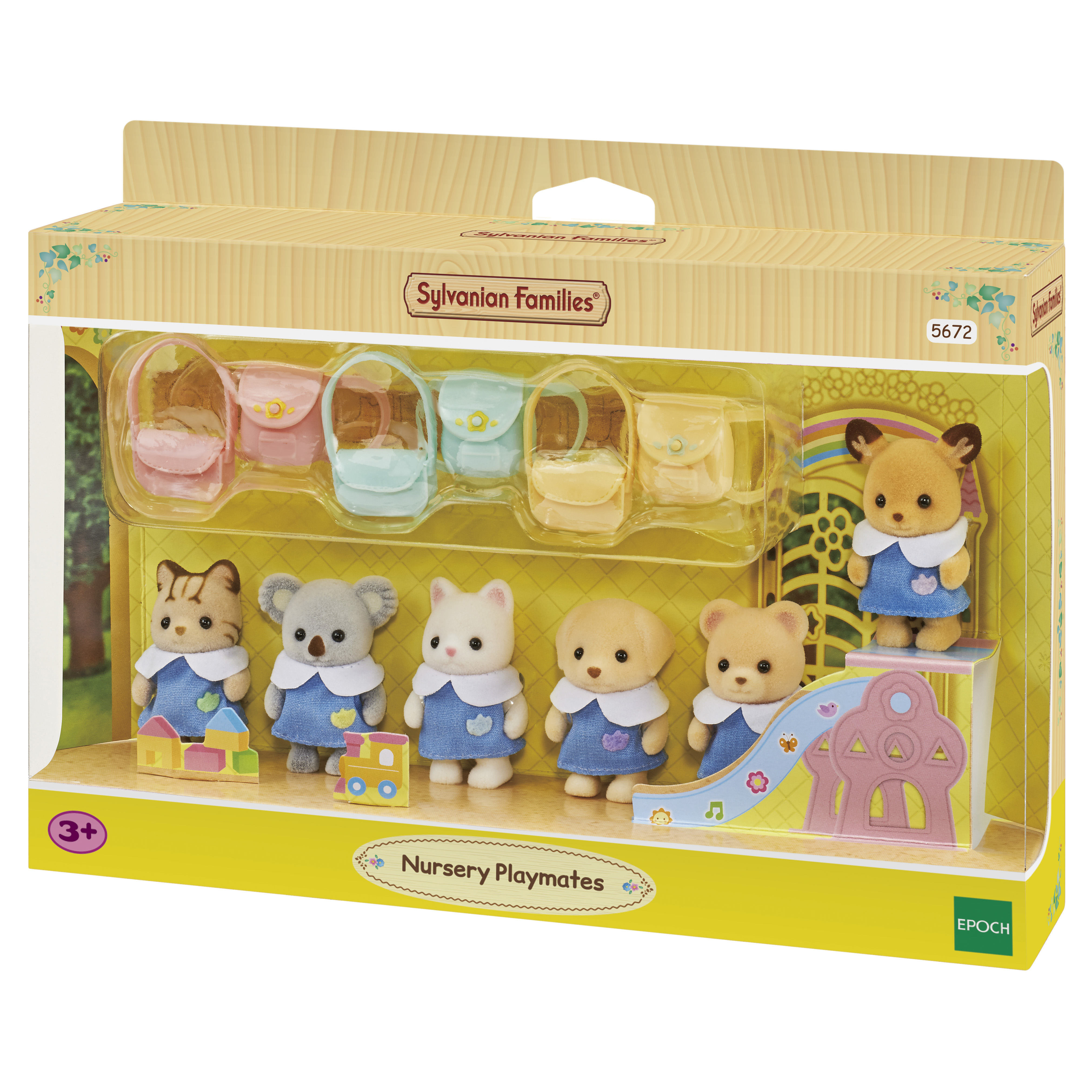 Фигурка Sylvanian Families Малыши на детской площадке - фото 4