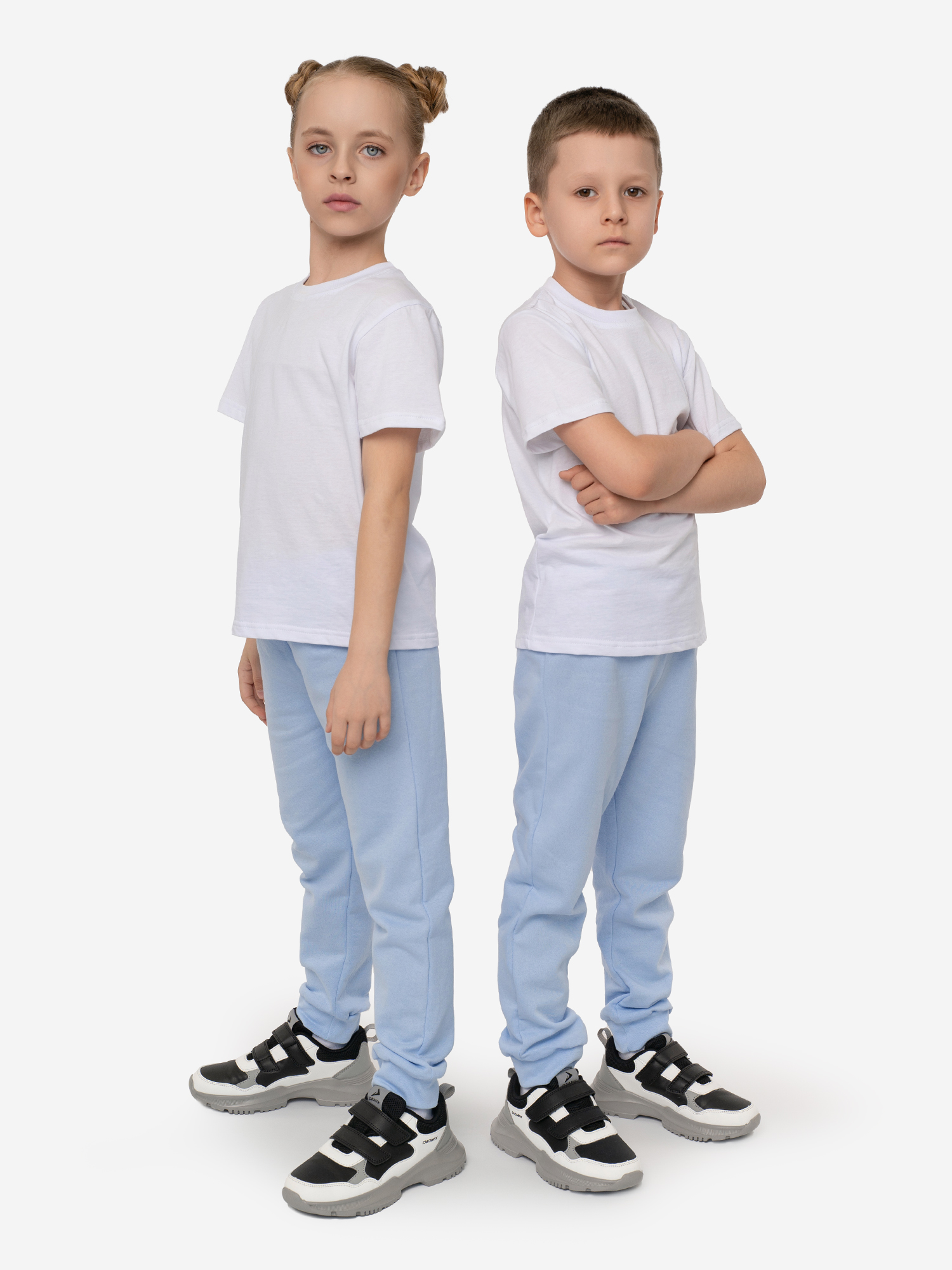 Брюки Утенок 455/1 голубой - фото 2