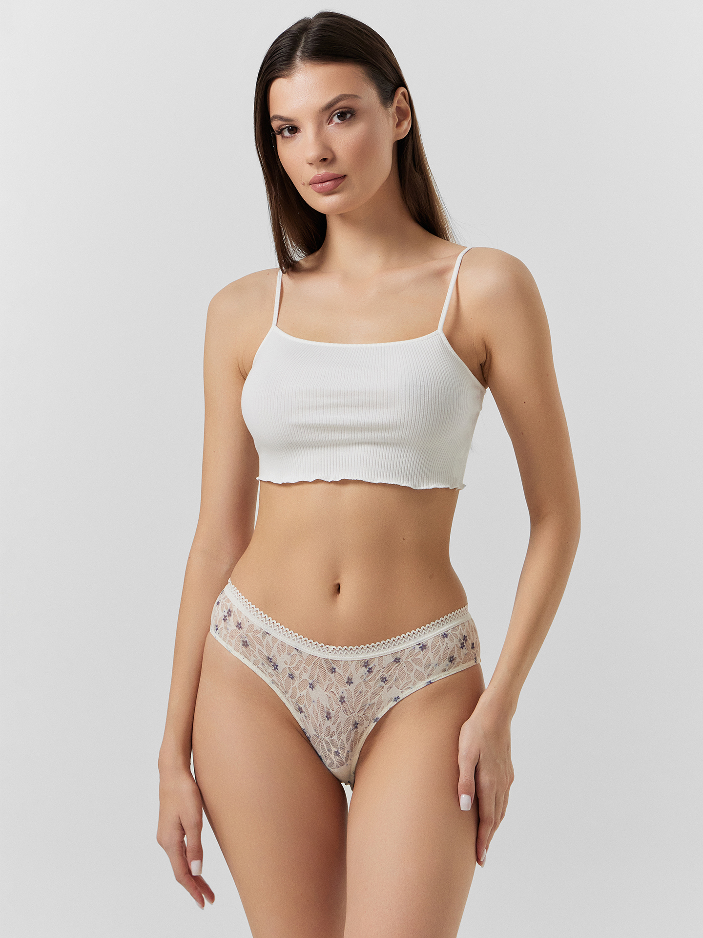 Трусы Mark Formelle (Марк Формэль) 412626/цветочки на молочном - фото 1