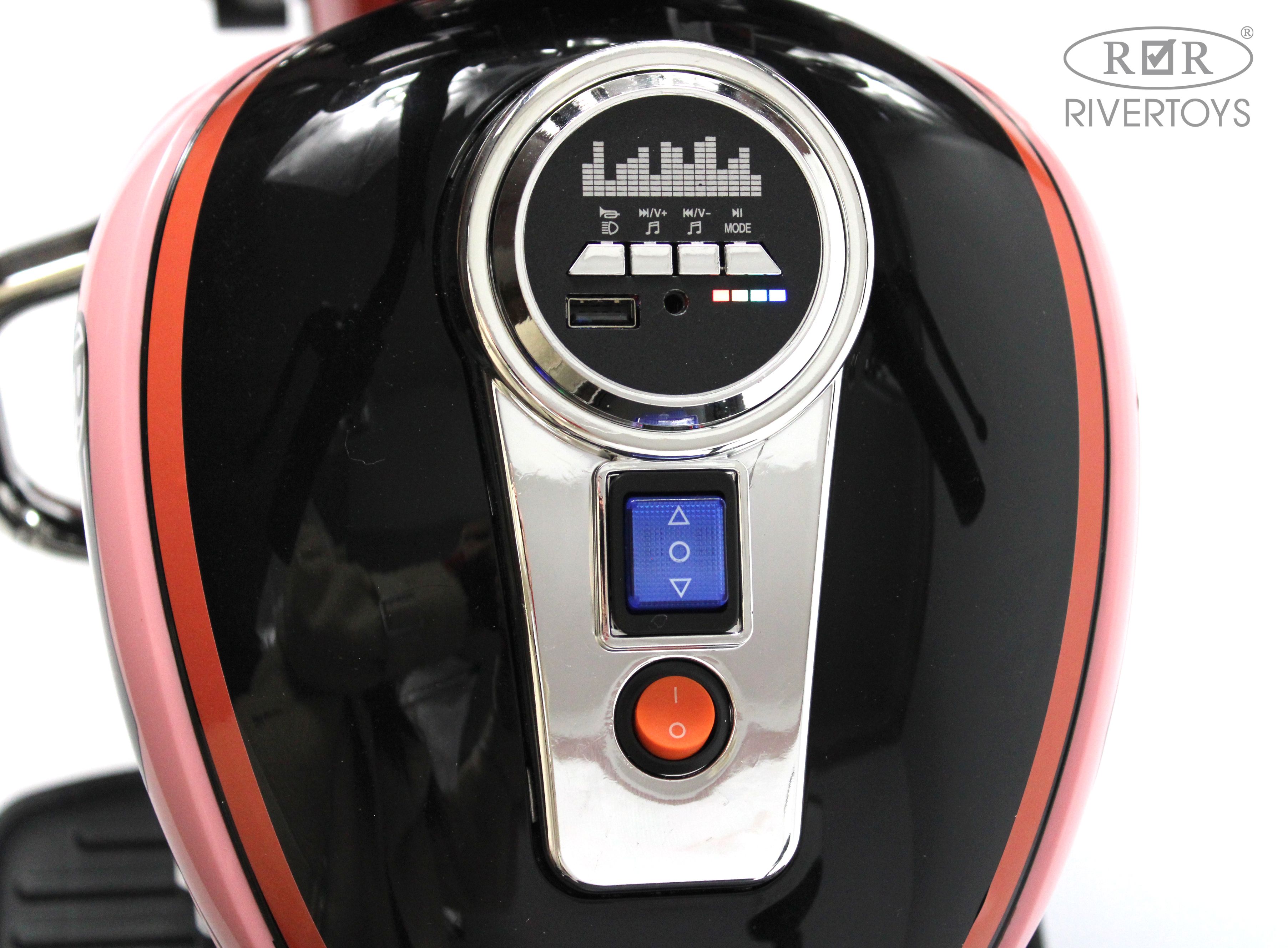 Электромобиль RIVERTOYS K003PX-PINK - фото 10