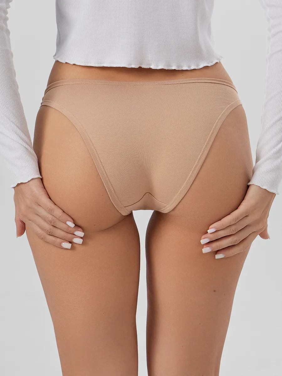 Трусы 3 шт Mark Formelle (Марк Формэль) 412621-3/телесный +цикорий +черный - фото 5