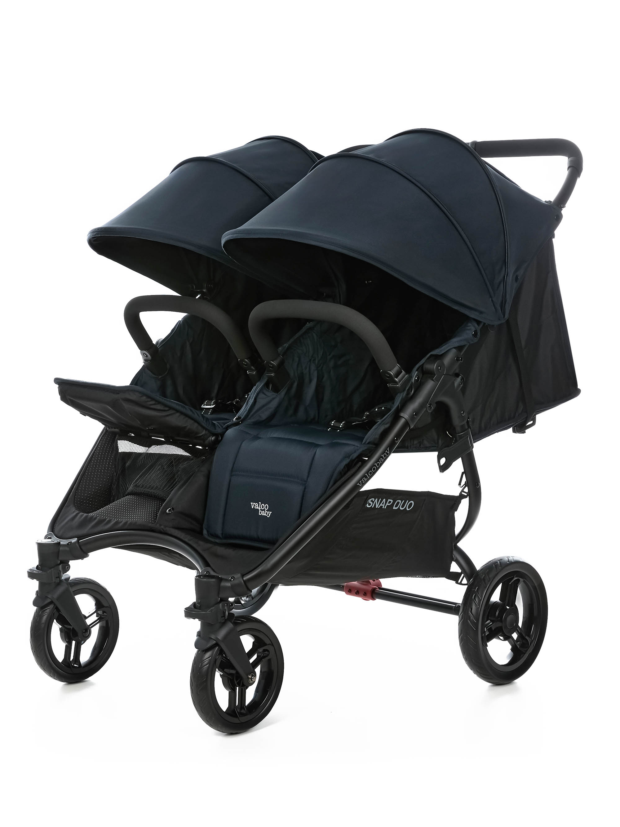 Коляска прогулочная для двойни Valco baby Snap Duo Flatt Matt синий - фото 22