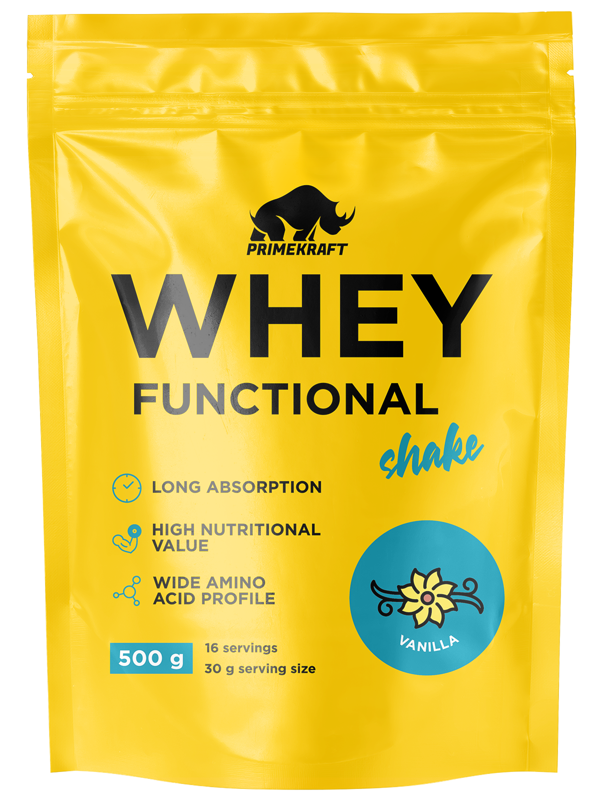 Протеин Whey Functional Shake Prime Kraft Ваниль 500 г - фото 9