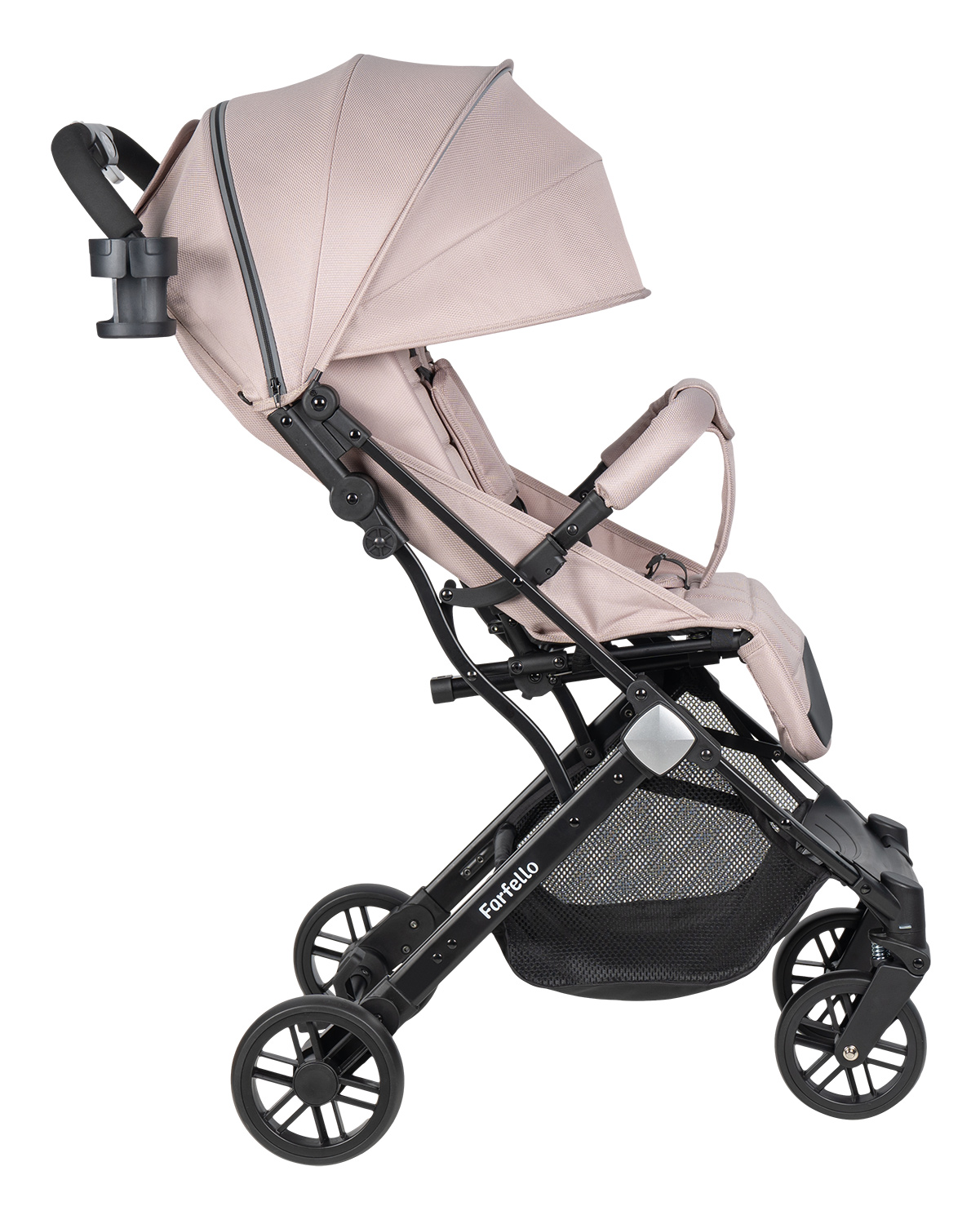Коляска прогулочная Farfello Comfy Go Comfort бежевый - фото 14