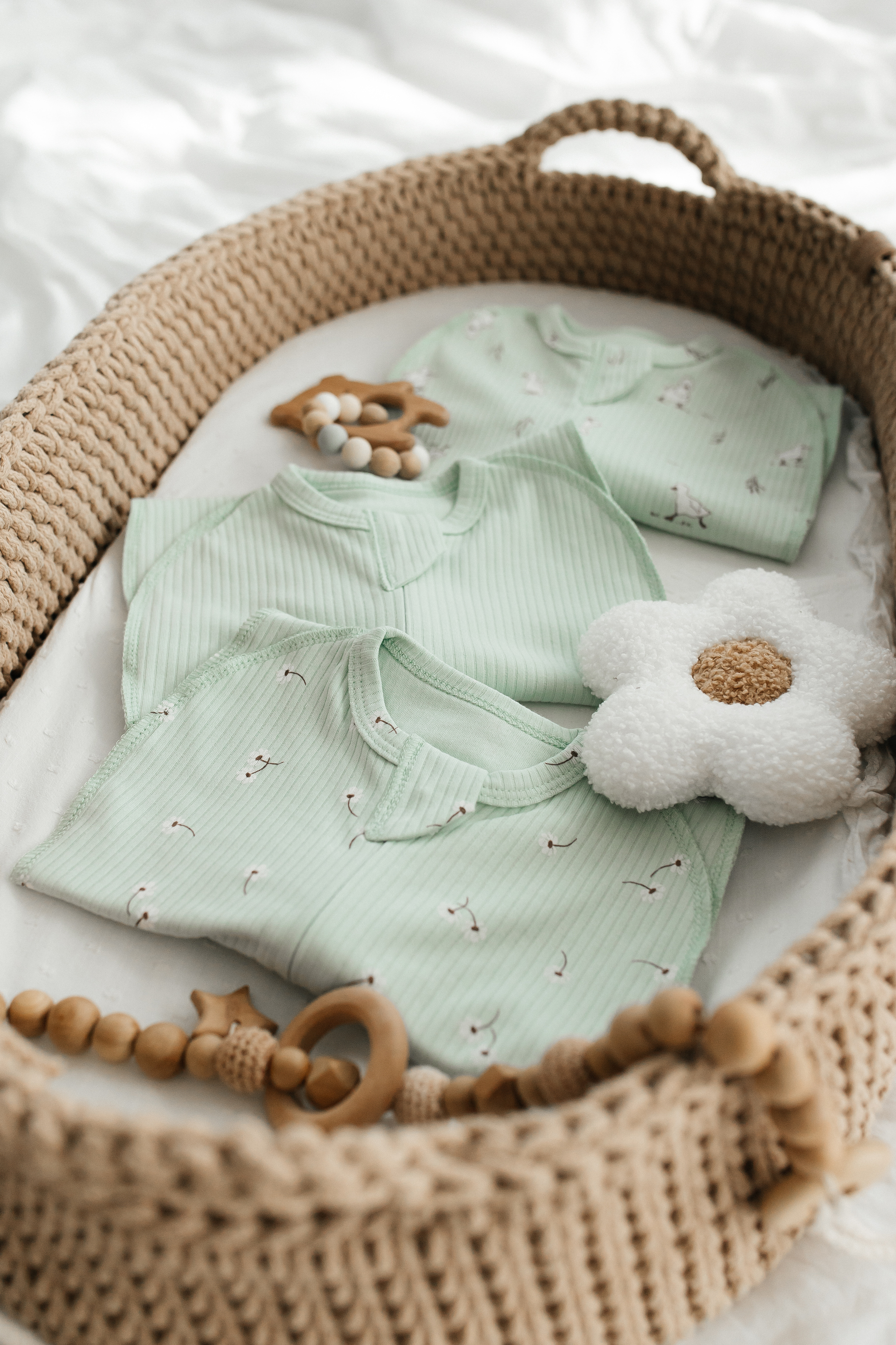 Конверт пеленальный (кокон) TOPOTUSHKI бирюзовый - фото 3