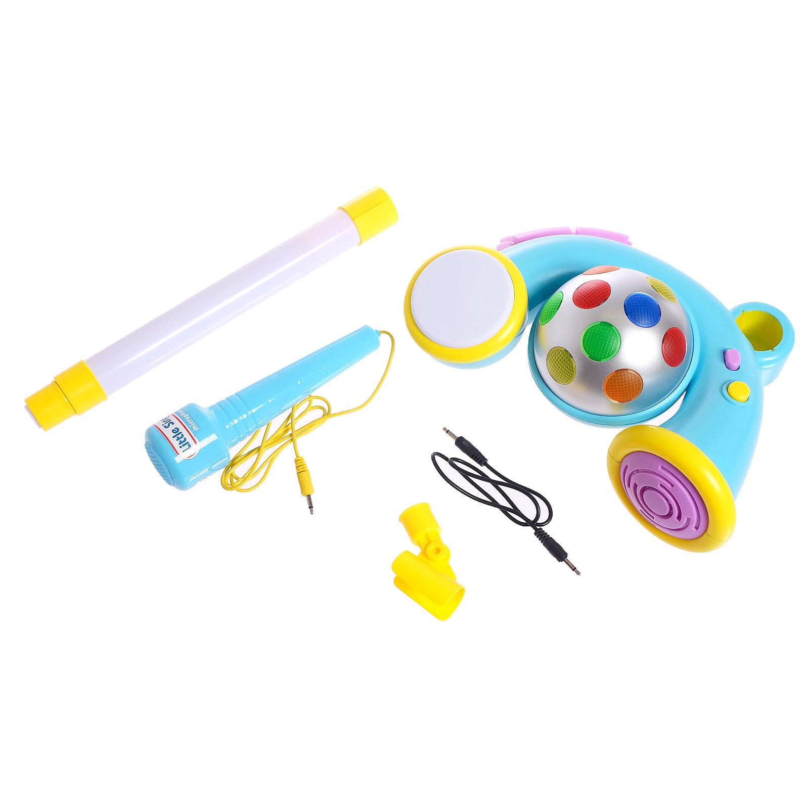 Игрушка музыкальная Sima-Land микрофон - фото 6
