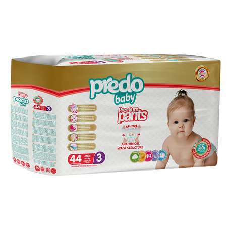 Трусики Predo 3 (4-9 кг) 44 шт.