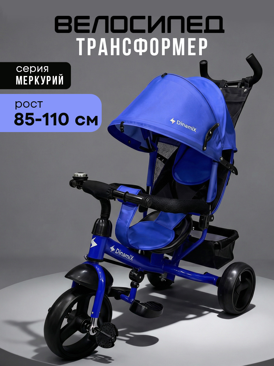 Трехколесный велосипед DinaMiX 10 дюймов - фото 1