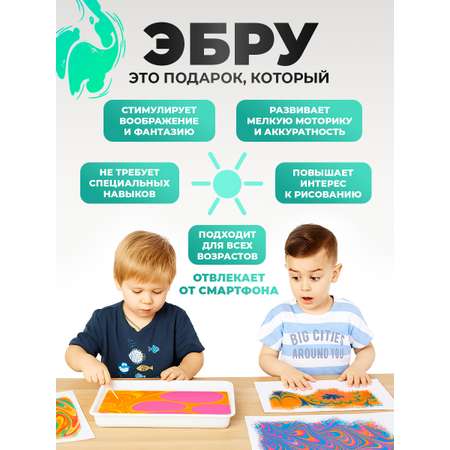Акварисование Планета творчества эбру