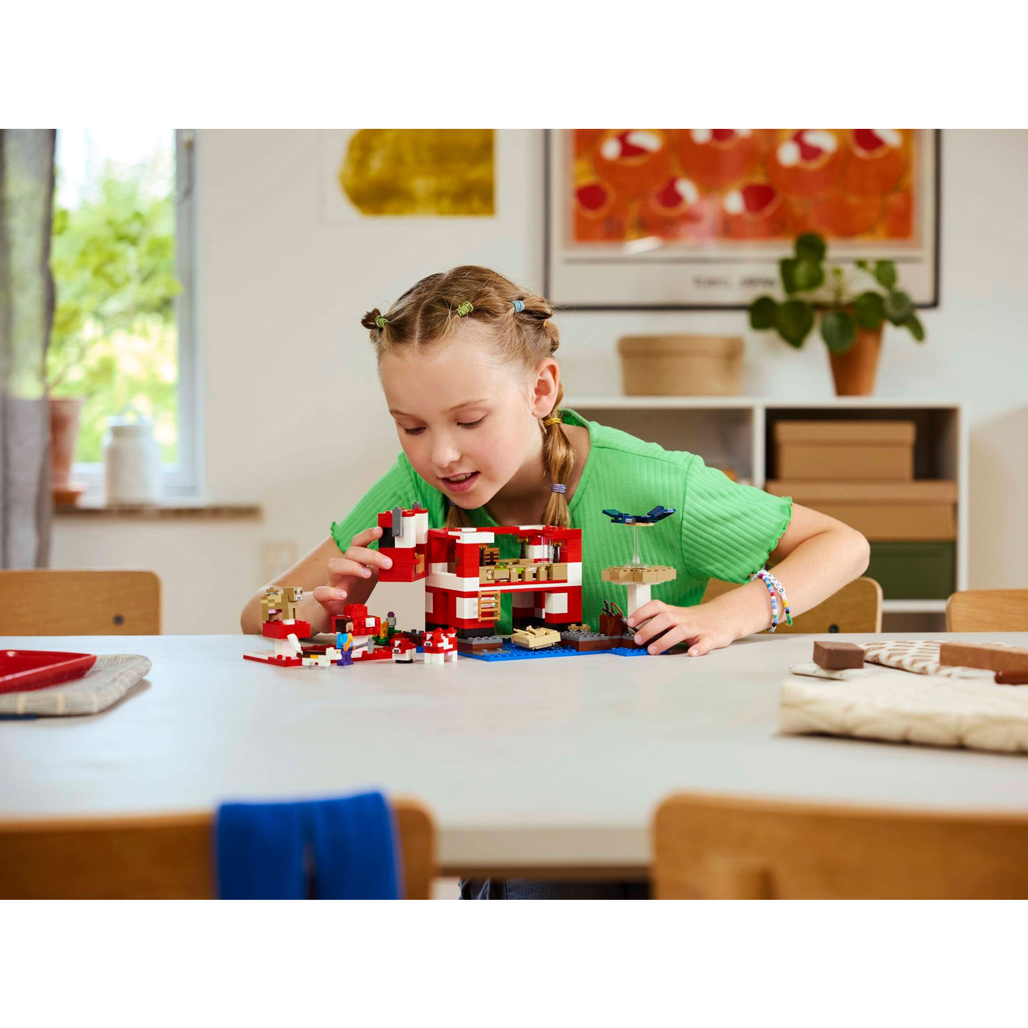 Конструктор LEGO Minecraft Грибной Дом 500 дет. - фото 4