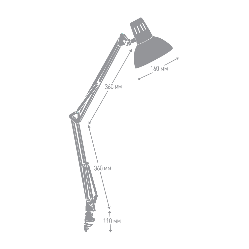 Светильник настольный Camelion KD-312 C03 - фото 3