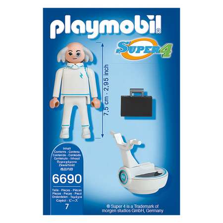 Конструктор Playmobil Супер 4 Доктор Икс блочный