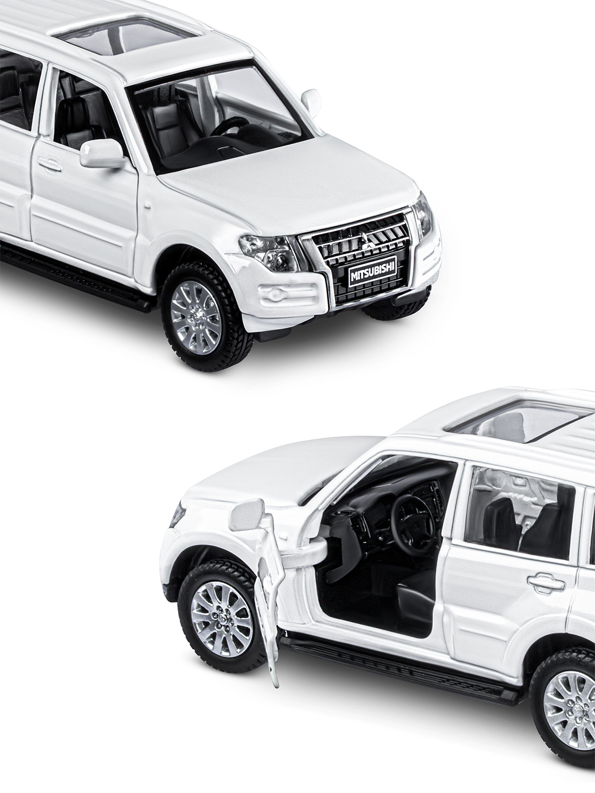 Внедорожник АВТОпанорама Mitsubishi Pajero 4WD Turbo 1:43 JB1251430 - фото 8