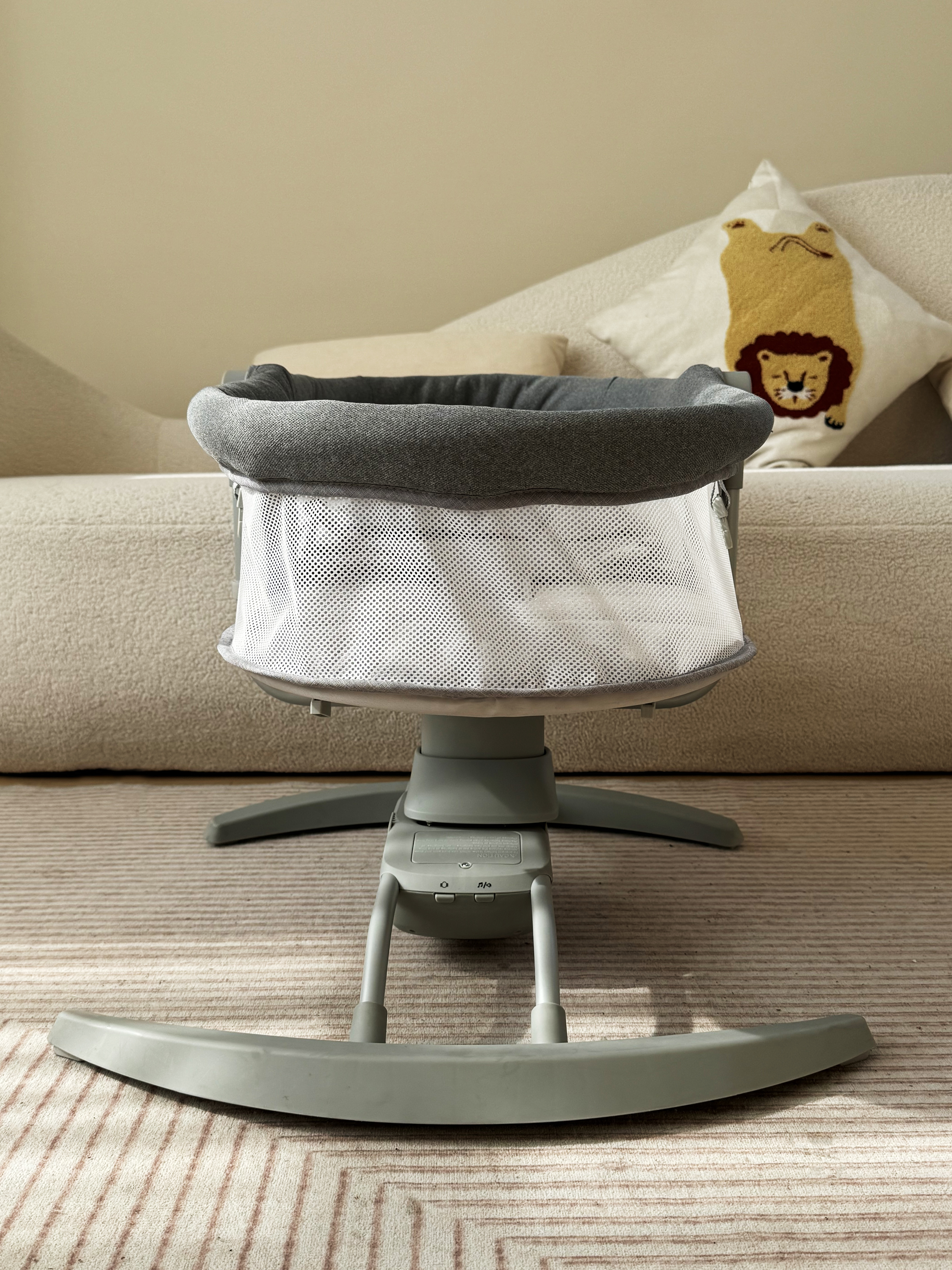 Шезлонг CINLANKIDS бежевый - фото 13