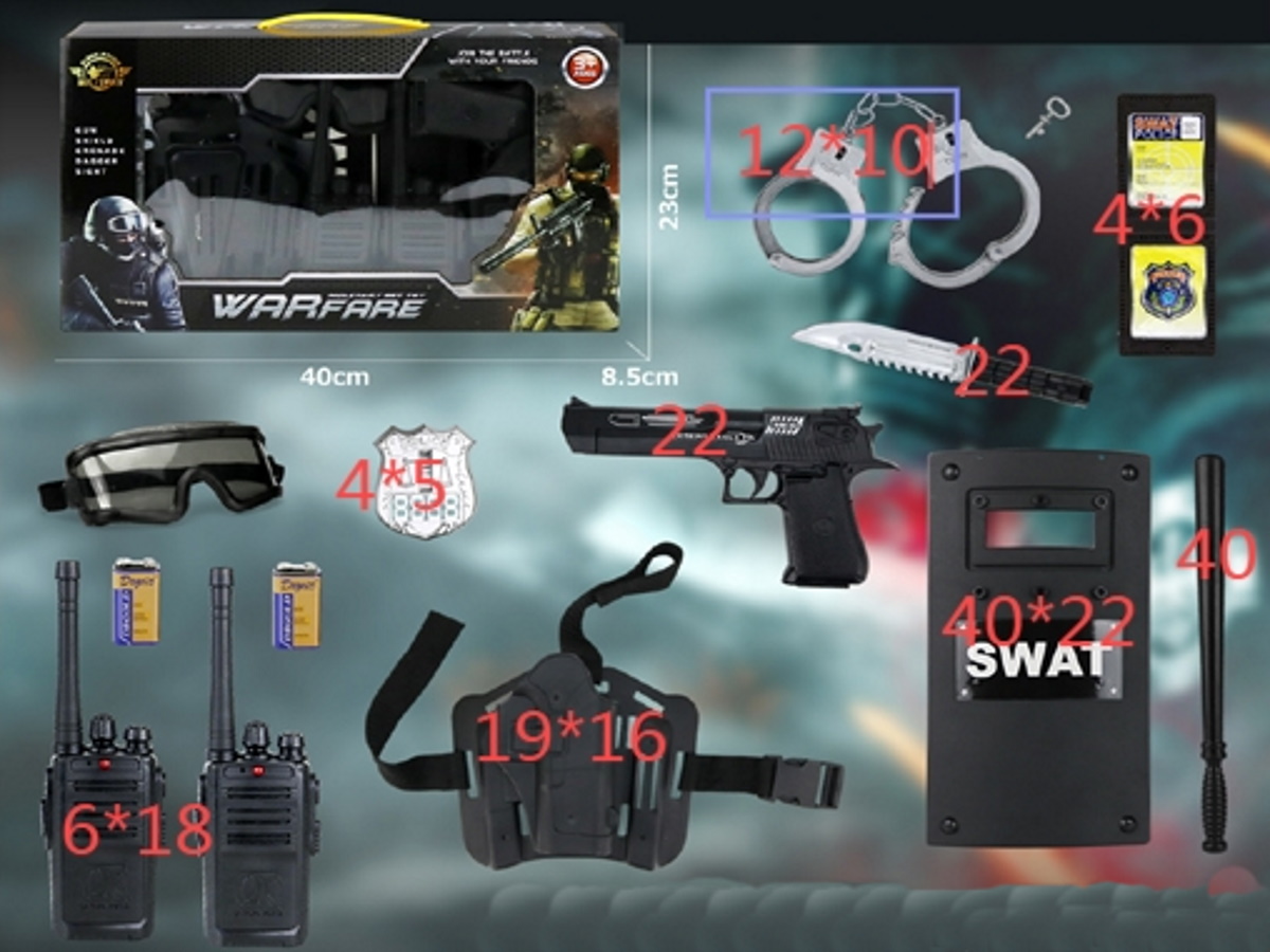 Игрушка Рыжий кот Полицейский 10 предм. - фото 13