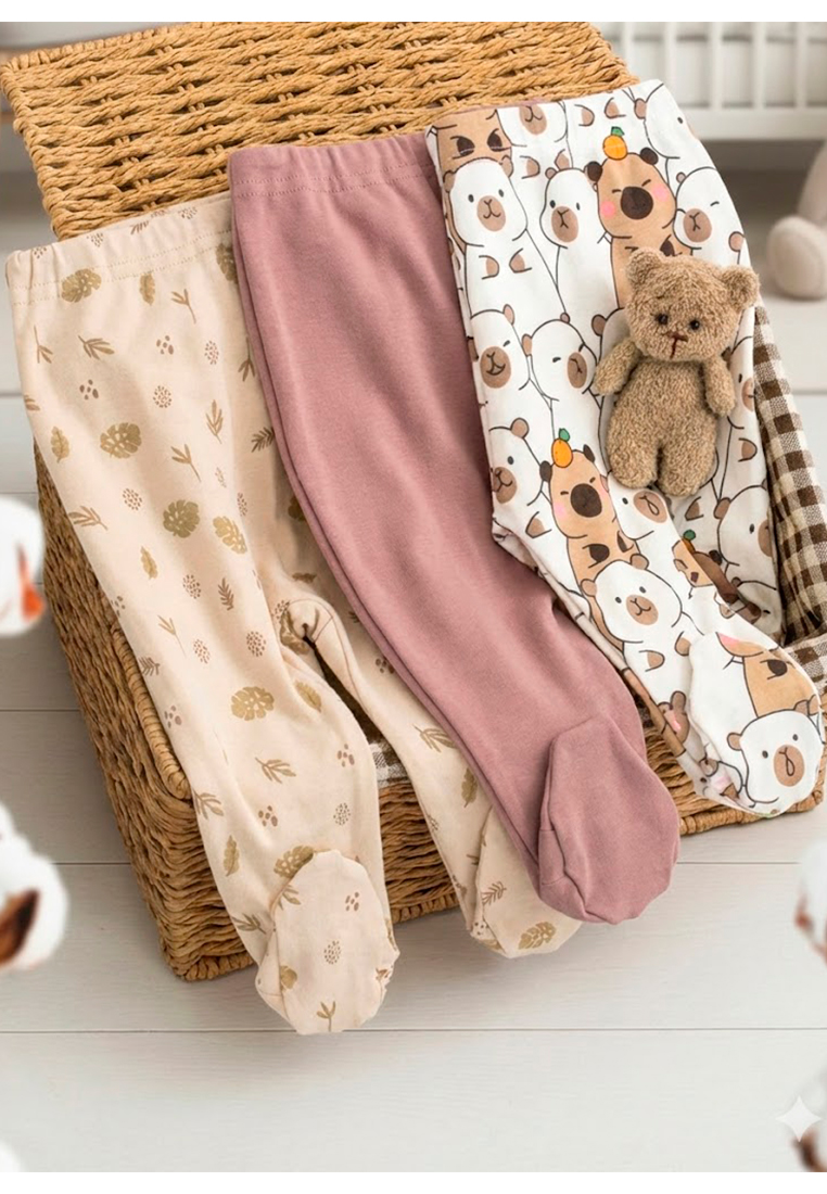 Ползунки 3 шт YOULALA 0553206002 - фото 1