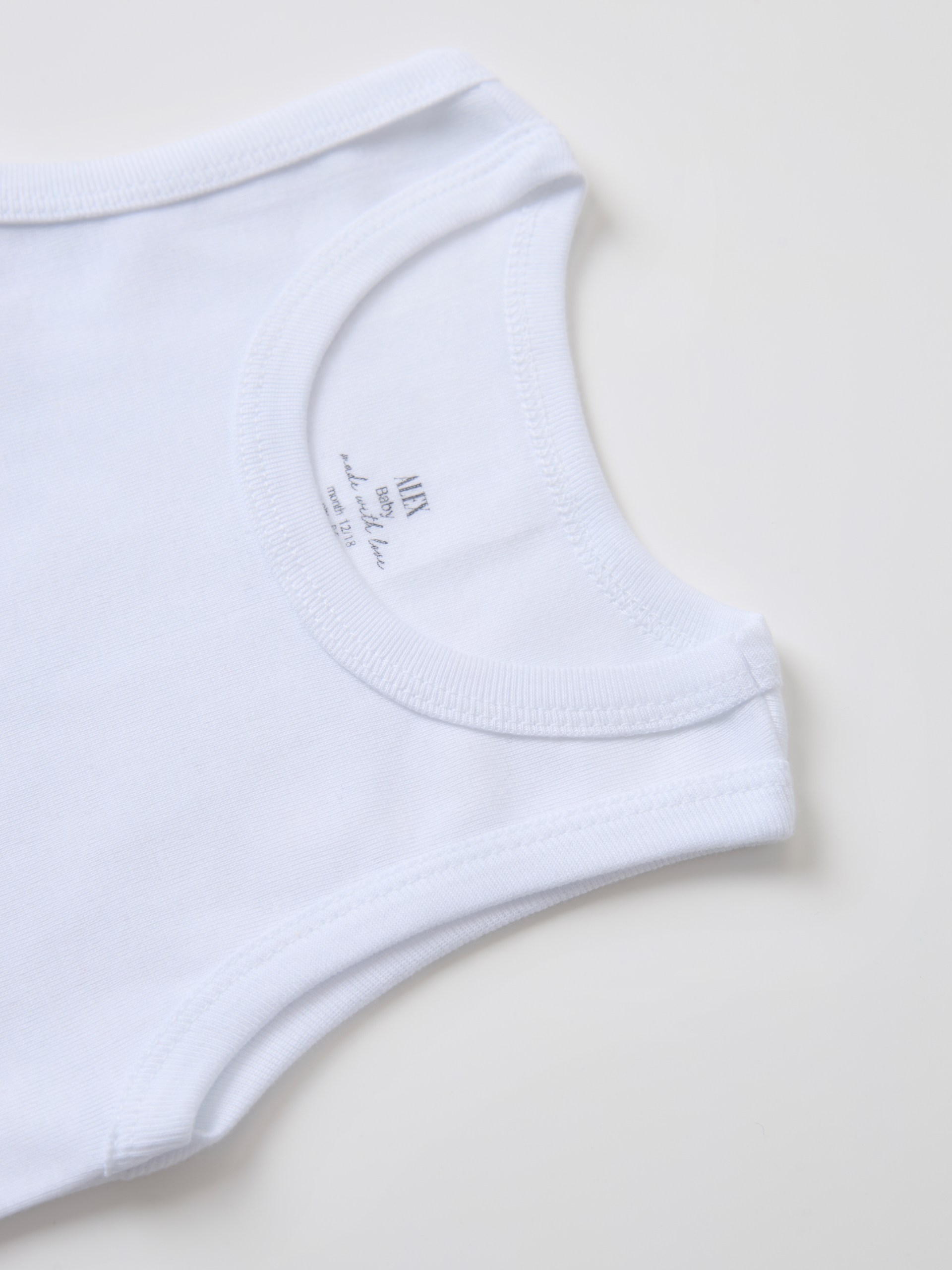 Боди 2 шт ALEX YVN Bdm2-52-белый - фото 4