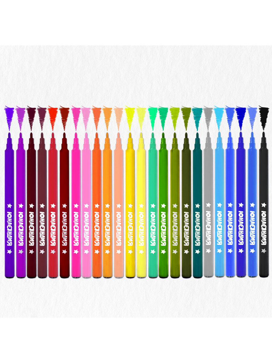 Фломастеры Юнландия 24 шт. - фото 15