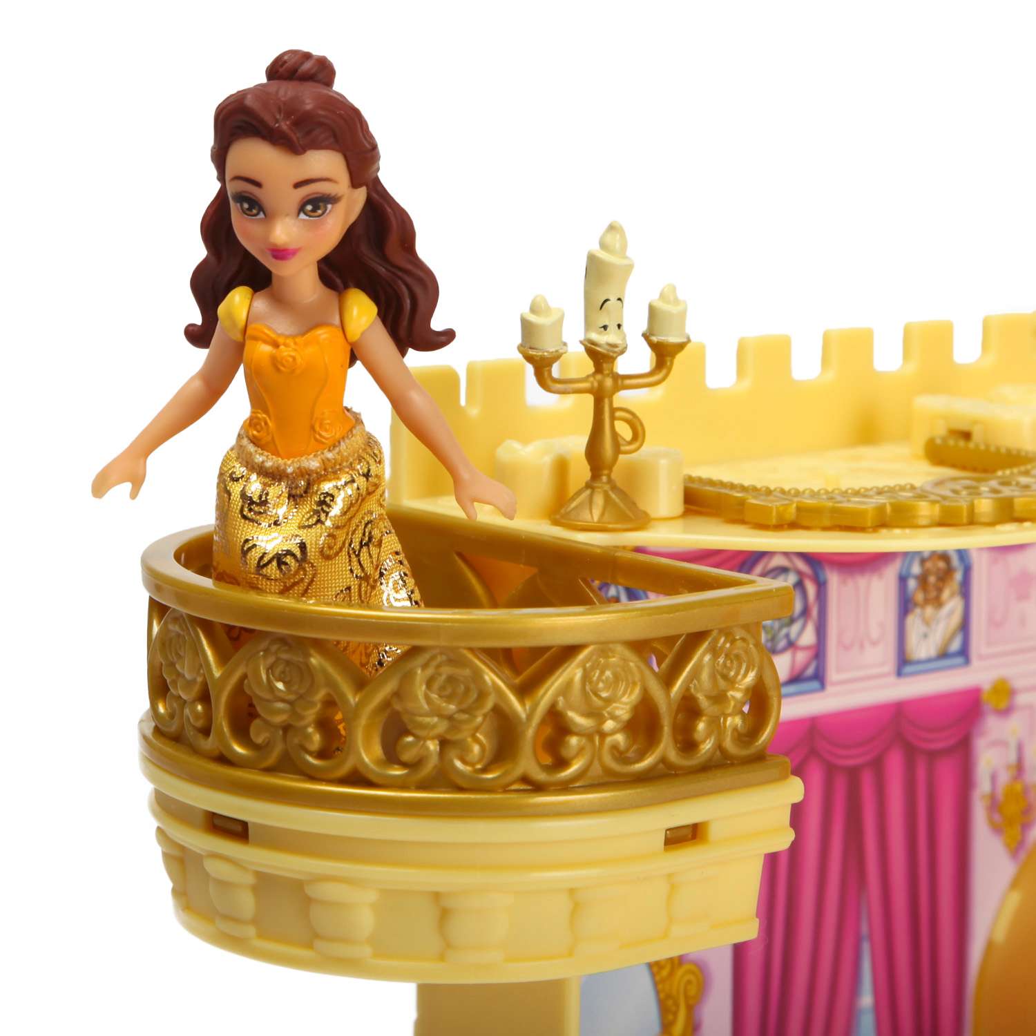Кукла мини Disney Princess Замок Белль HLW94 - фото 8