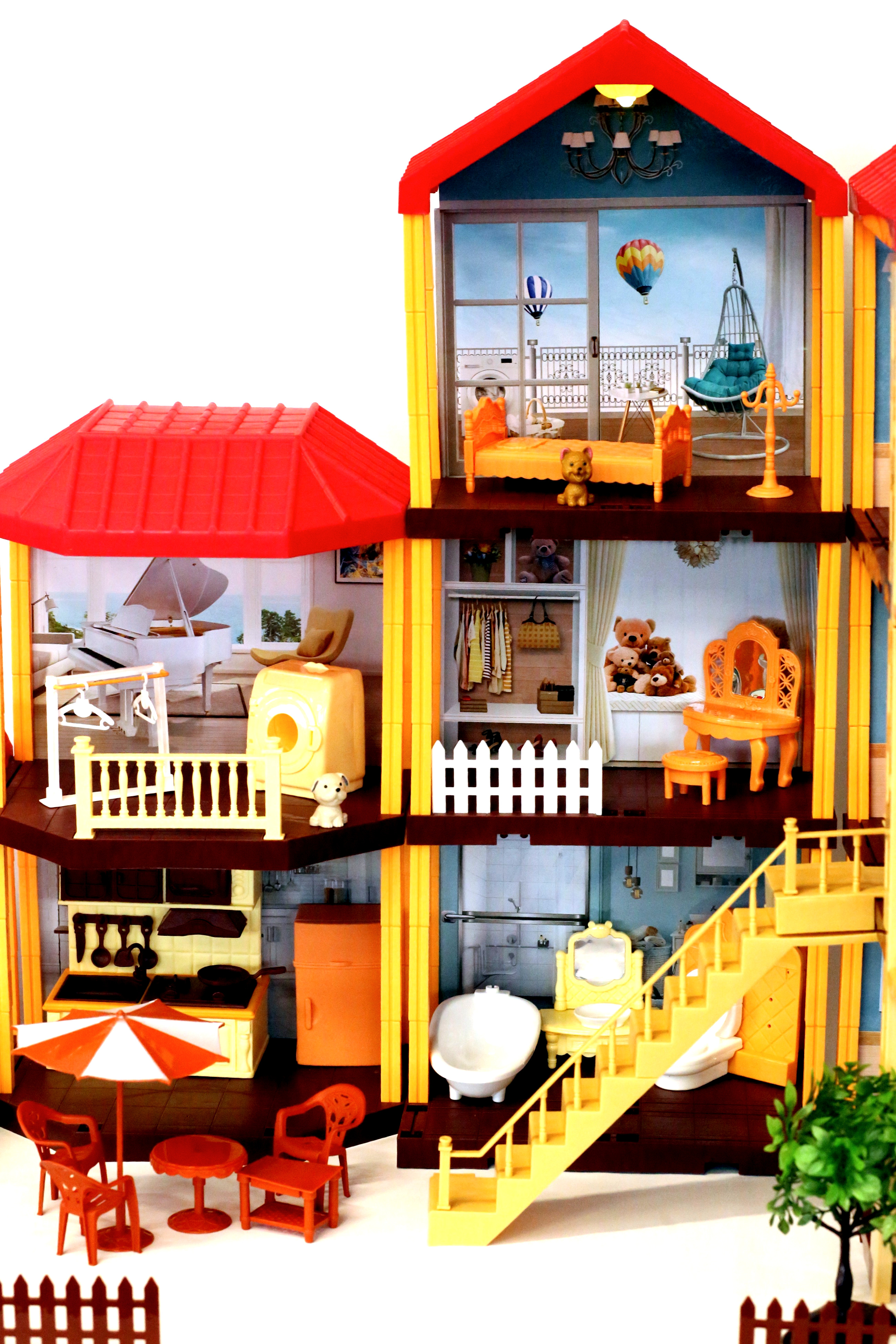 Домик для кукол SHARKTOYS 72 см с мебелью 11500008 - фото 3