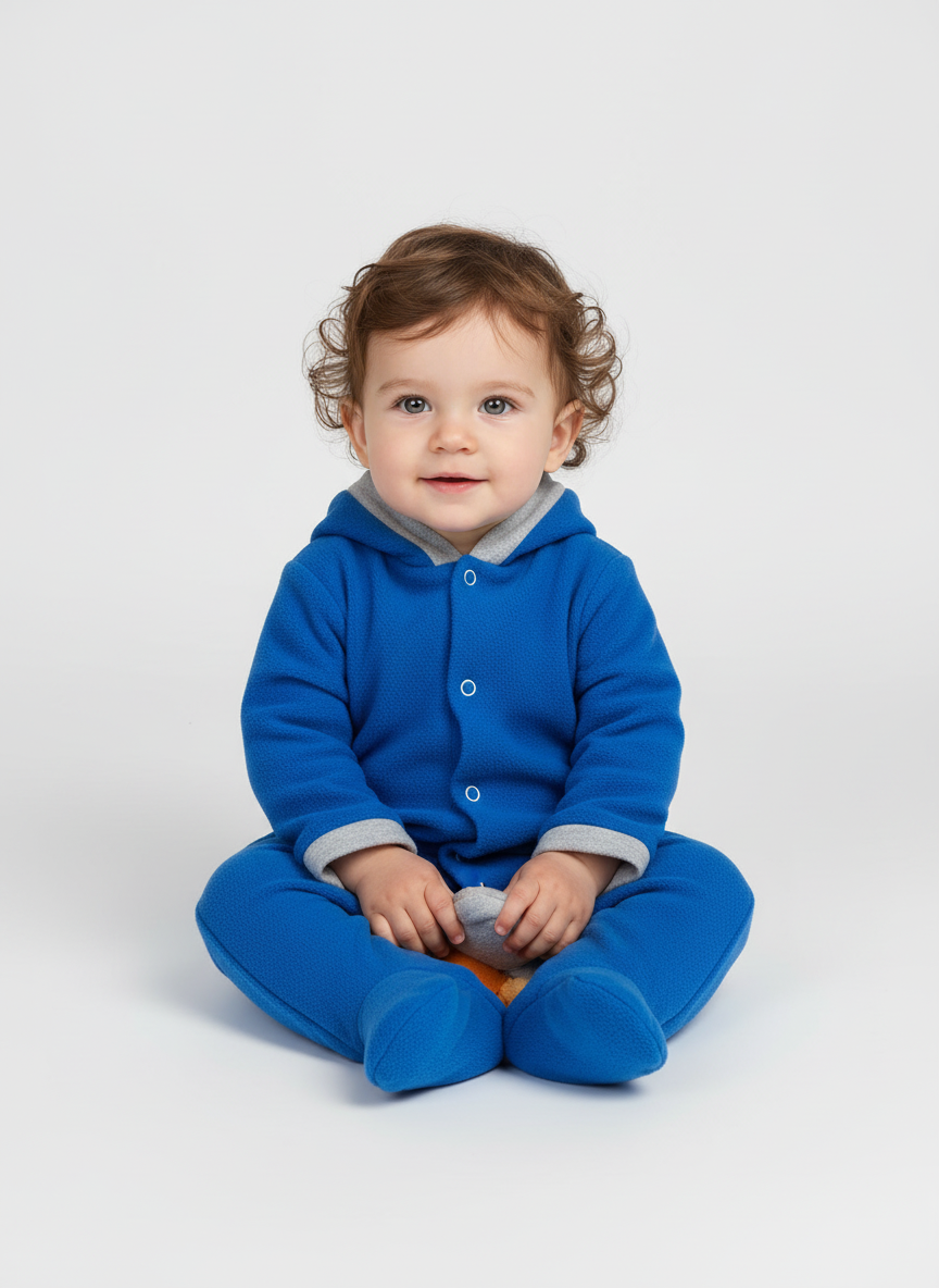 Изображение товара Флисовый комбинезон Утенок для новорождённых мальчиков