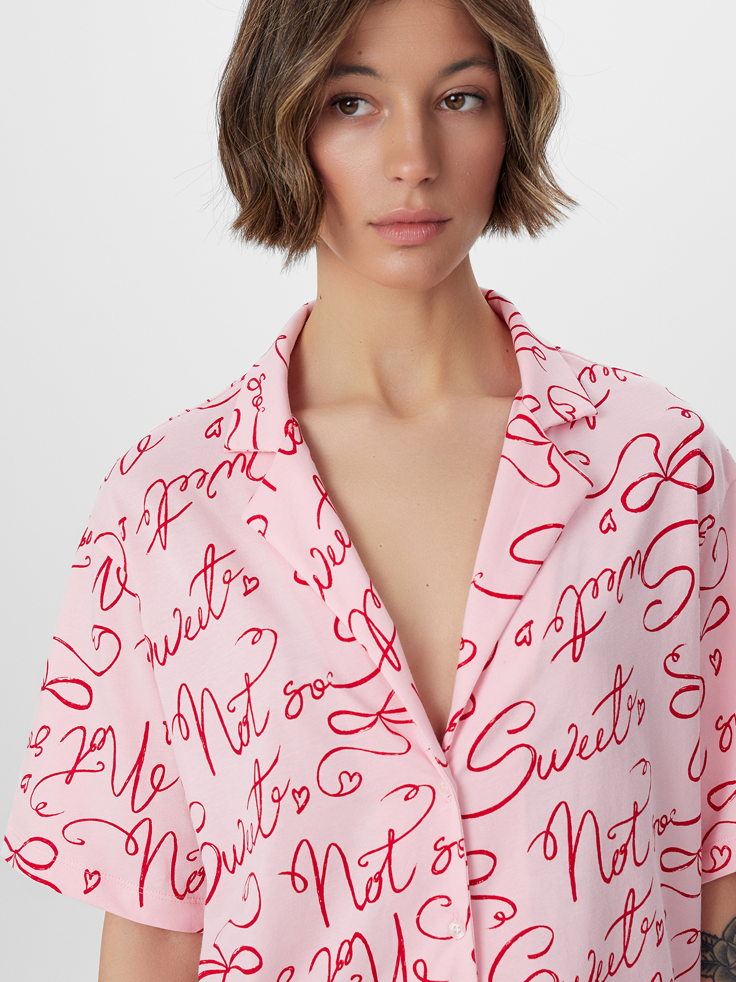 Пижама Mark Formelle (Марк Формэль) 592554/текст на розовом - фото 5
