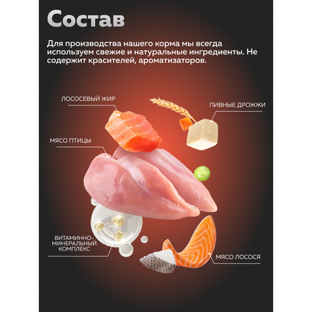 Корм сухой Зоогурман Zoogurman Hypoallergenic, Лосось с рисом, 1,5 кг