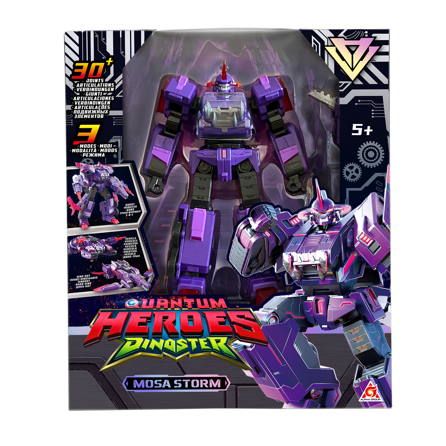 Игровой набор Dinoster 3-в-1 Моза Шторм - фото 10