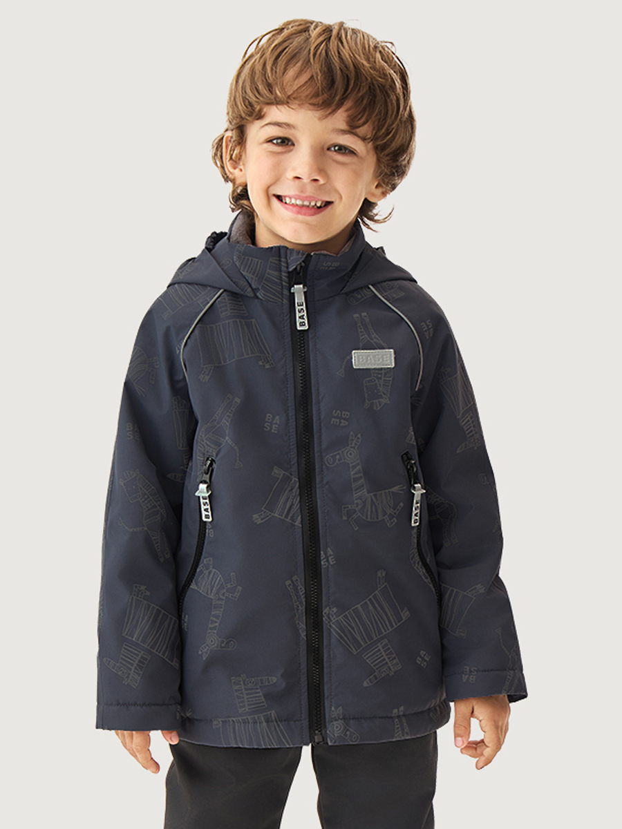 Ветровка BASE by NIKASTYLE б4л10126 графит - фото 1