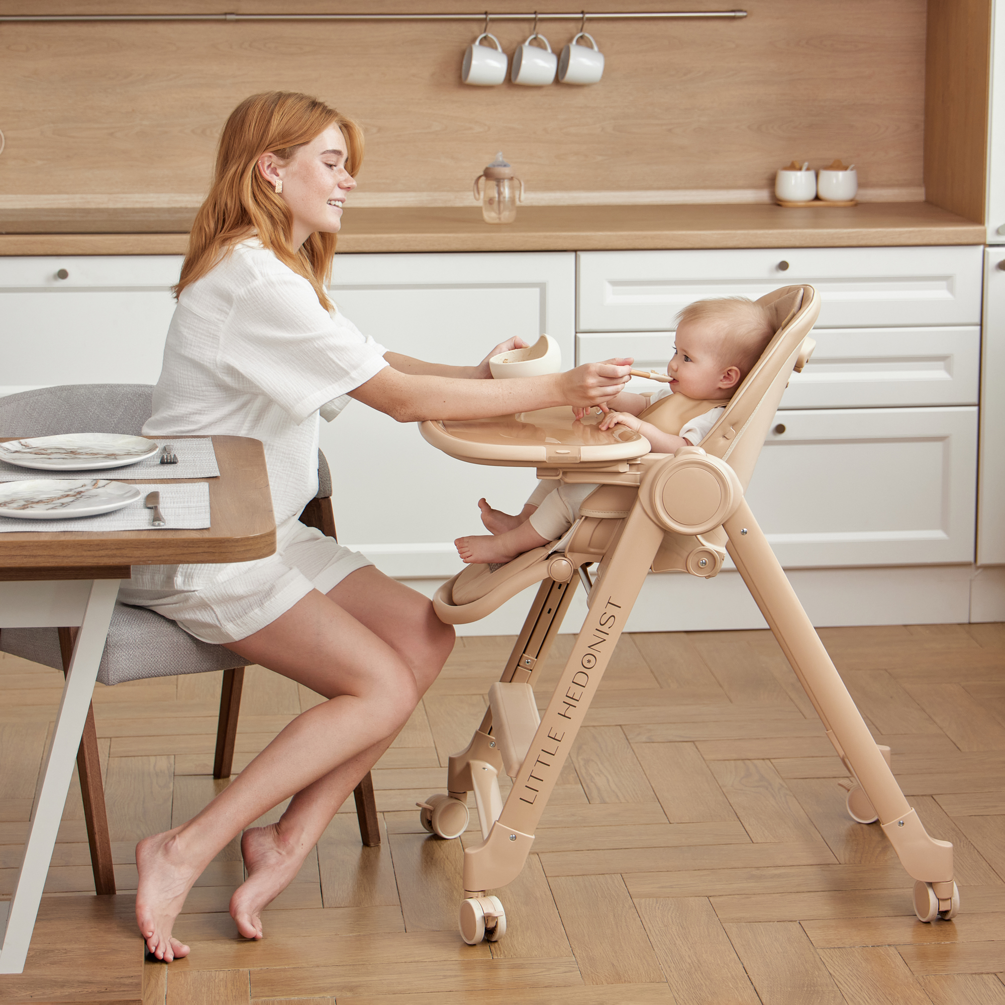 Стульчик для кормления Happy Baby Berny Lux трансформер - фото 26