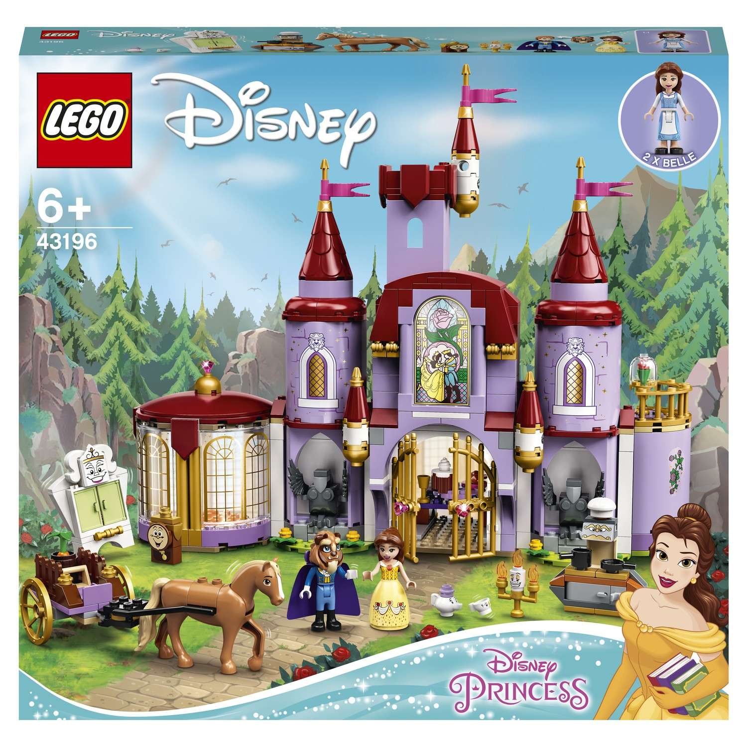 Конструктор LEGO Disney Princess Замок Белль и Чудовища блочный - фото 2
