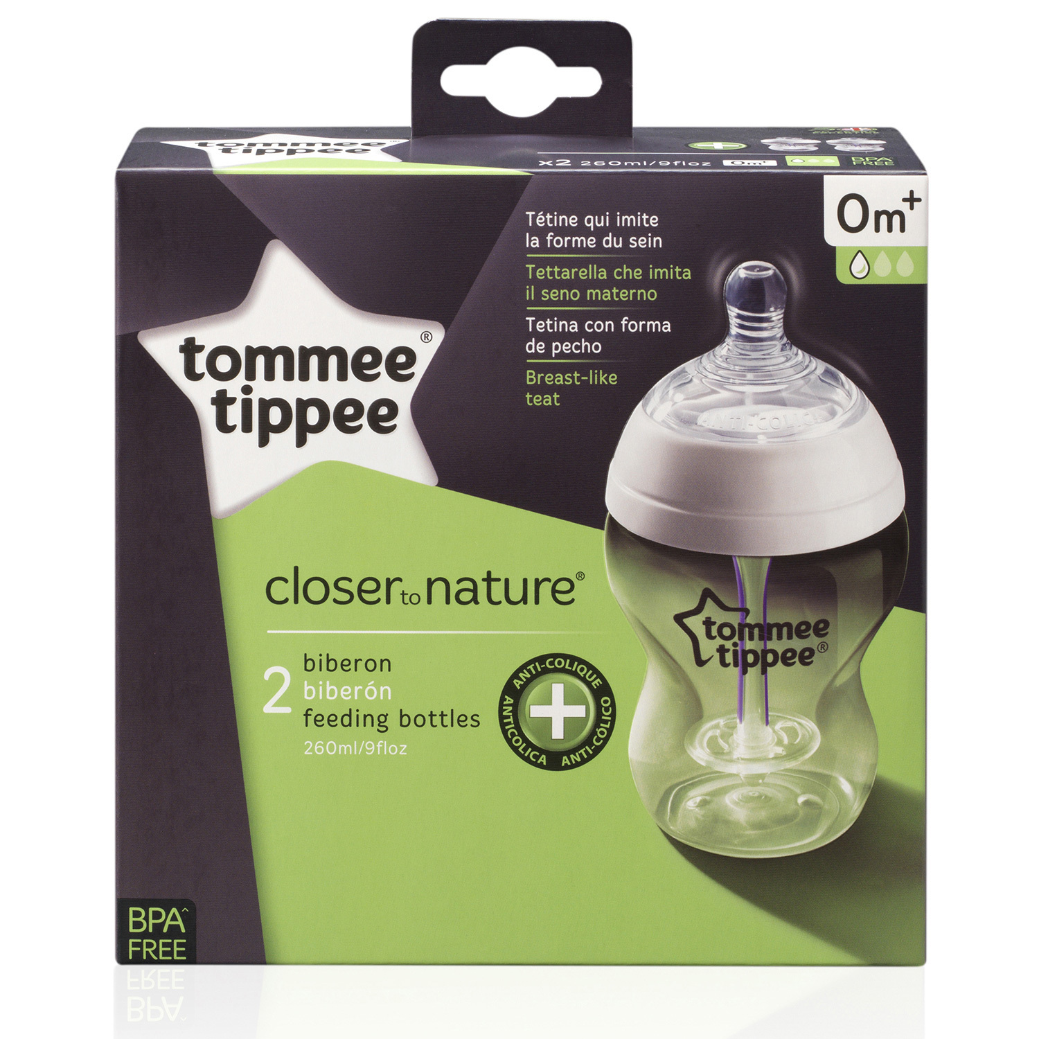 Бутылочка Tommee tippee 260 мл 2 шт. - фото 2