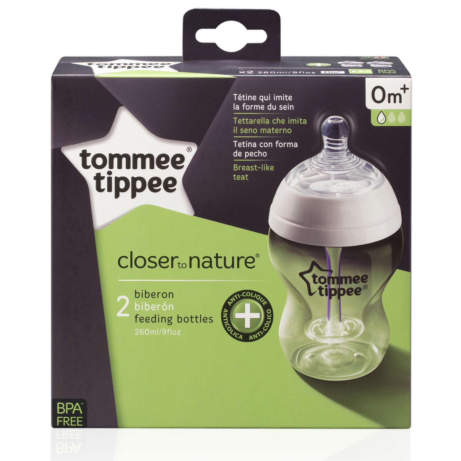 Бутылочка Tommee tippee 260 мл 2 шт. - фото 2