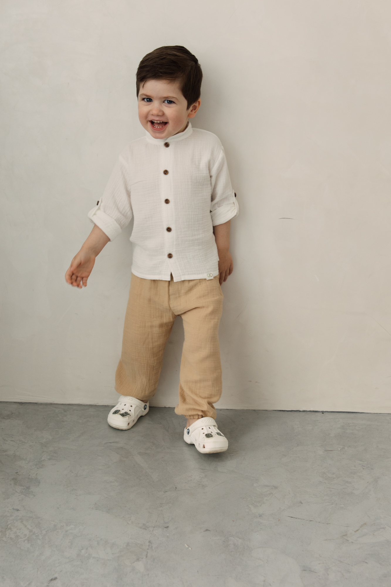 Рубашка GNGA generation alpha muslin/shirt-white80 - фото 4