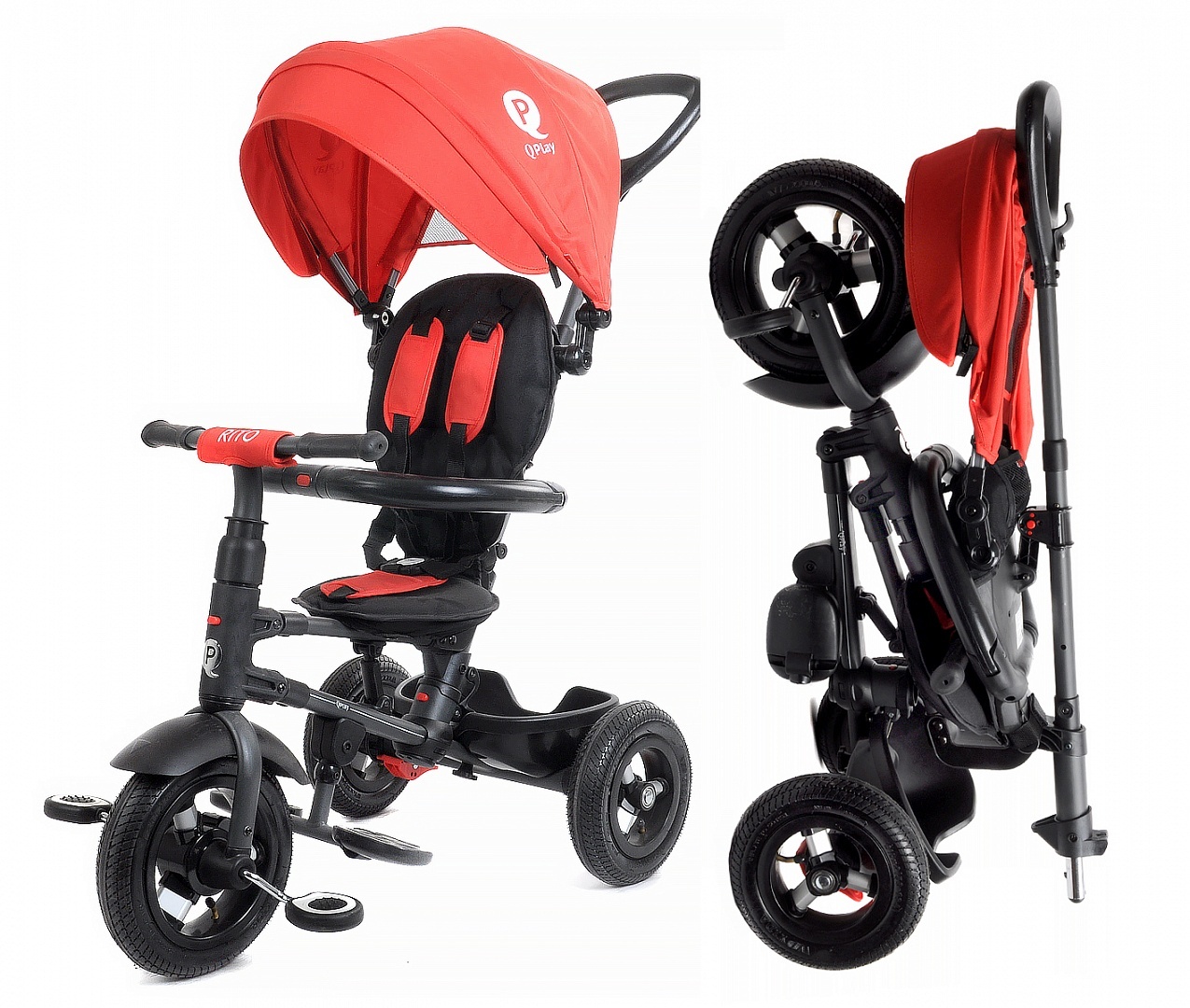 Трехколесный велосипед QPLAY 10 дюймов - фото 3