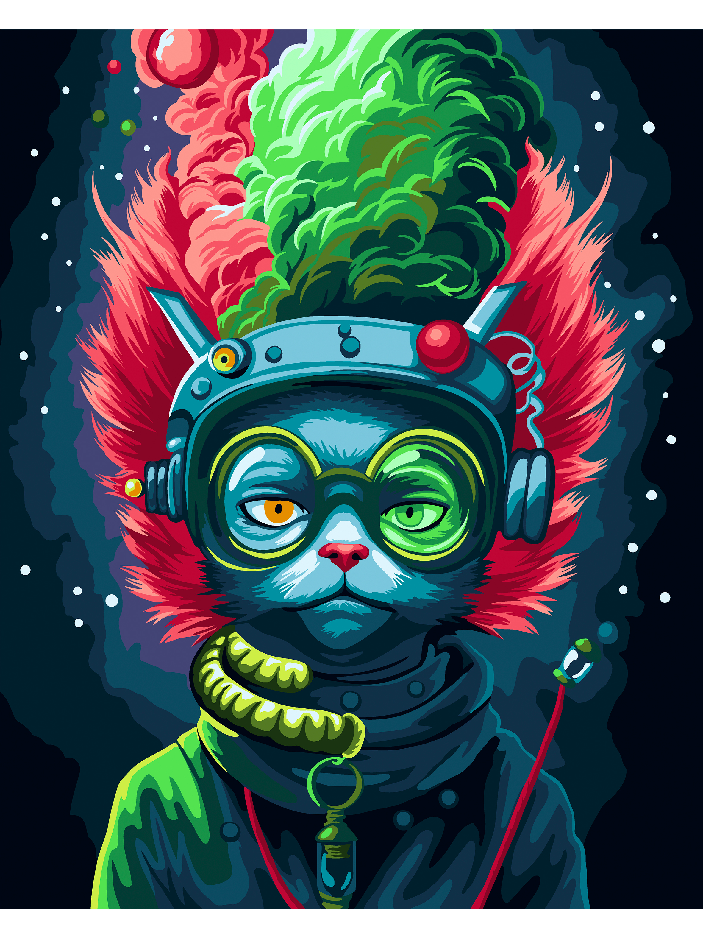 Картина по номерам Art sensation Кот учённый в ассортименте - фото 2